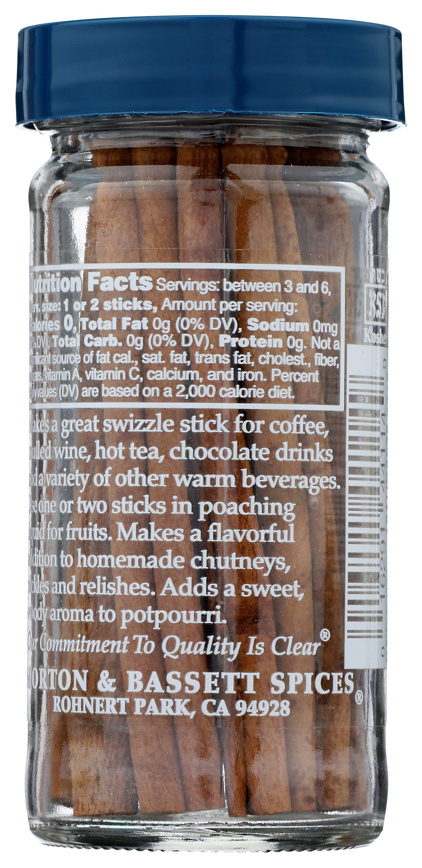 MORTON & BASSETT CINNAMON STX - Case of 3