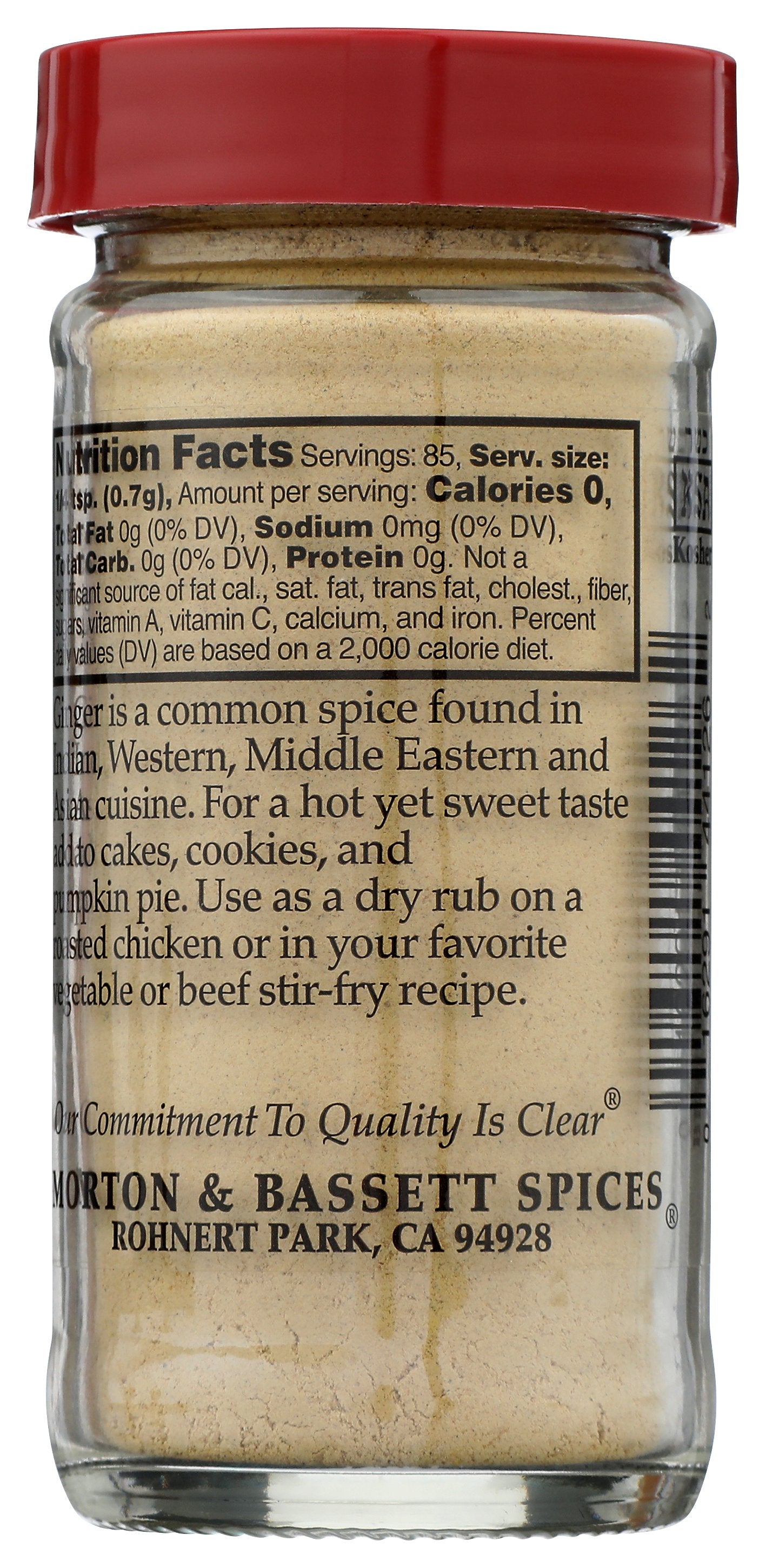 MORTON & BASSETT GINGER GROUND - Case of 3