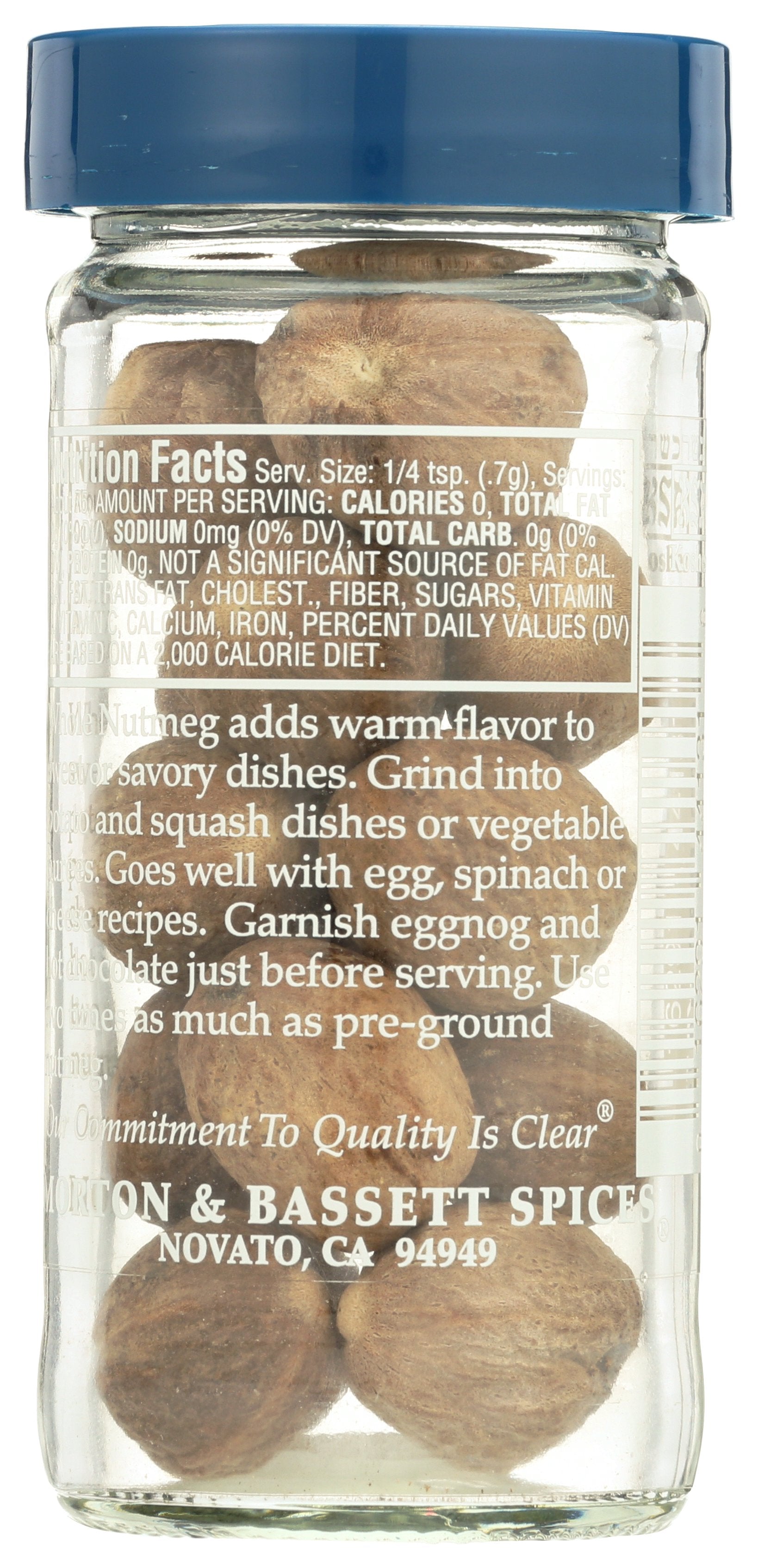 MORTON & BASSETT NUTMEG WHOLE - Case of 3