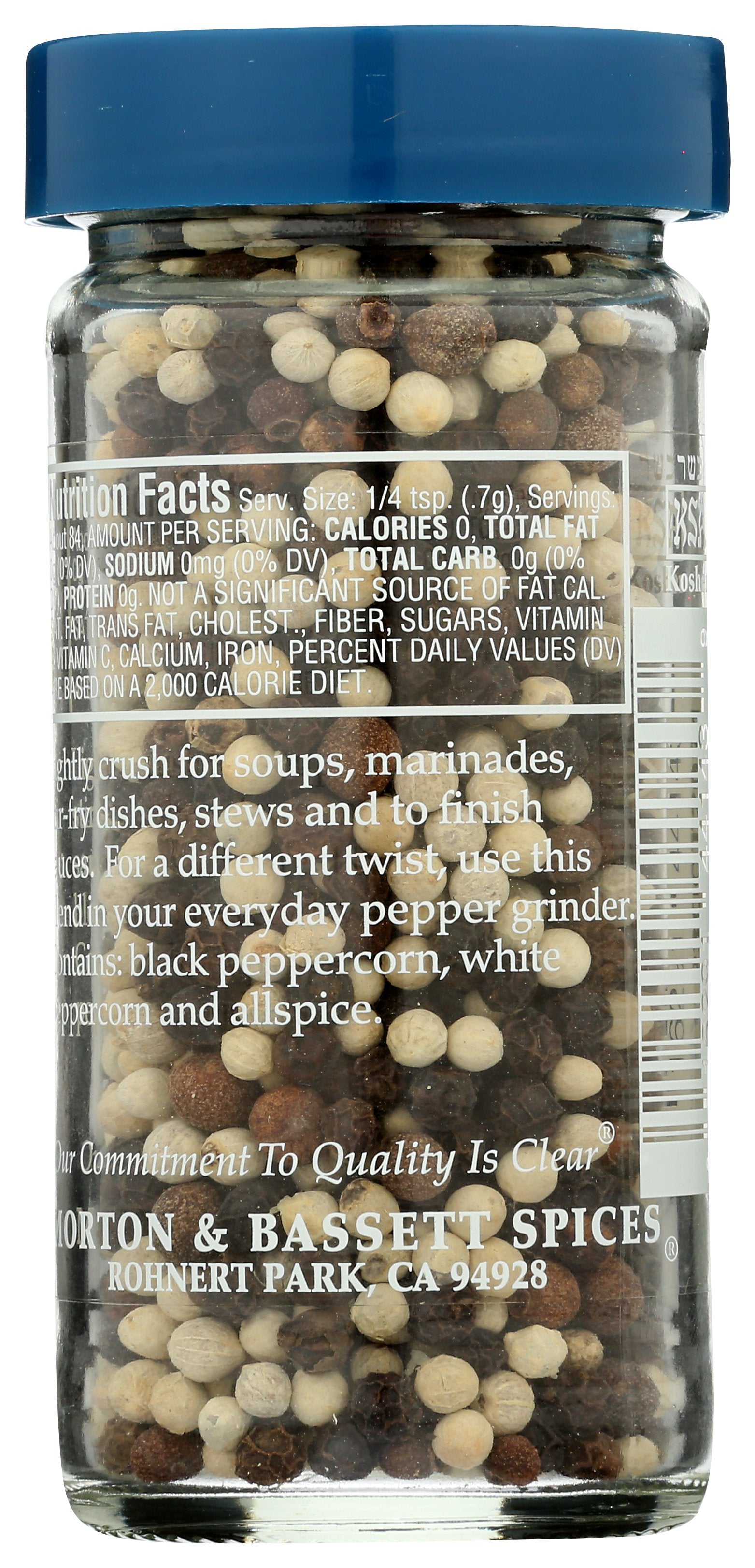 MORTON & BASSETT PEPPERCORN MIXED - Case of 3