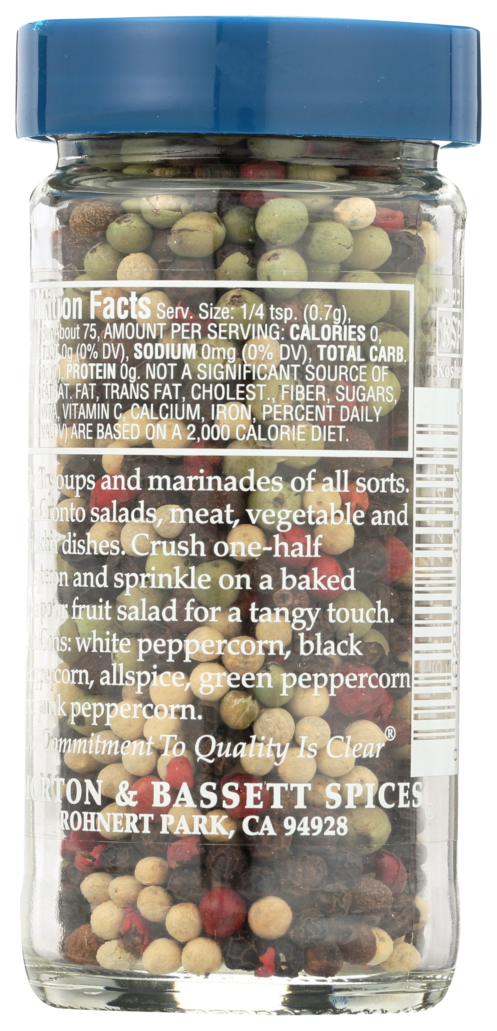 MORTON & BASSETT PEPPERCORN RAINBOW - Case of 3