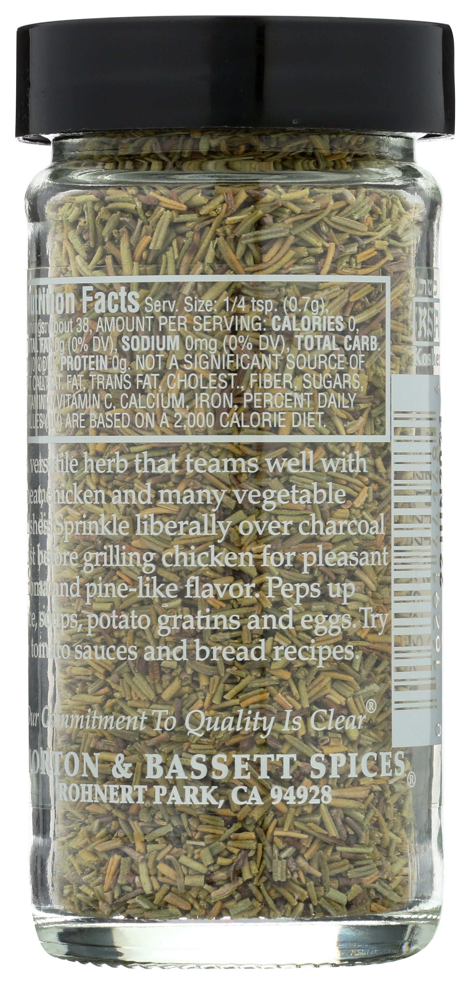 MORTON & BASSETT ROSEMARY - Case of 3