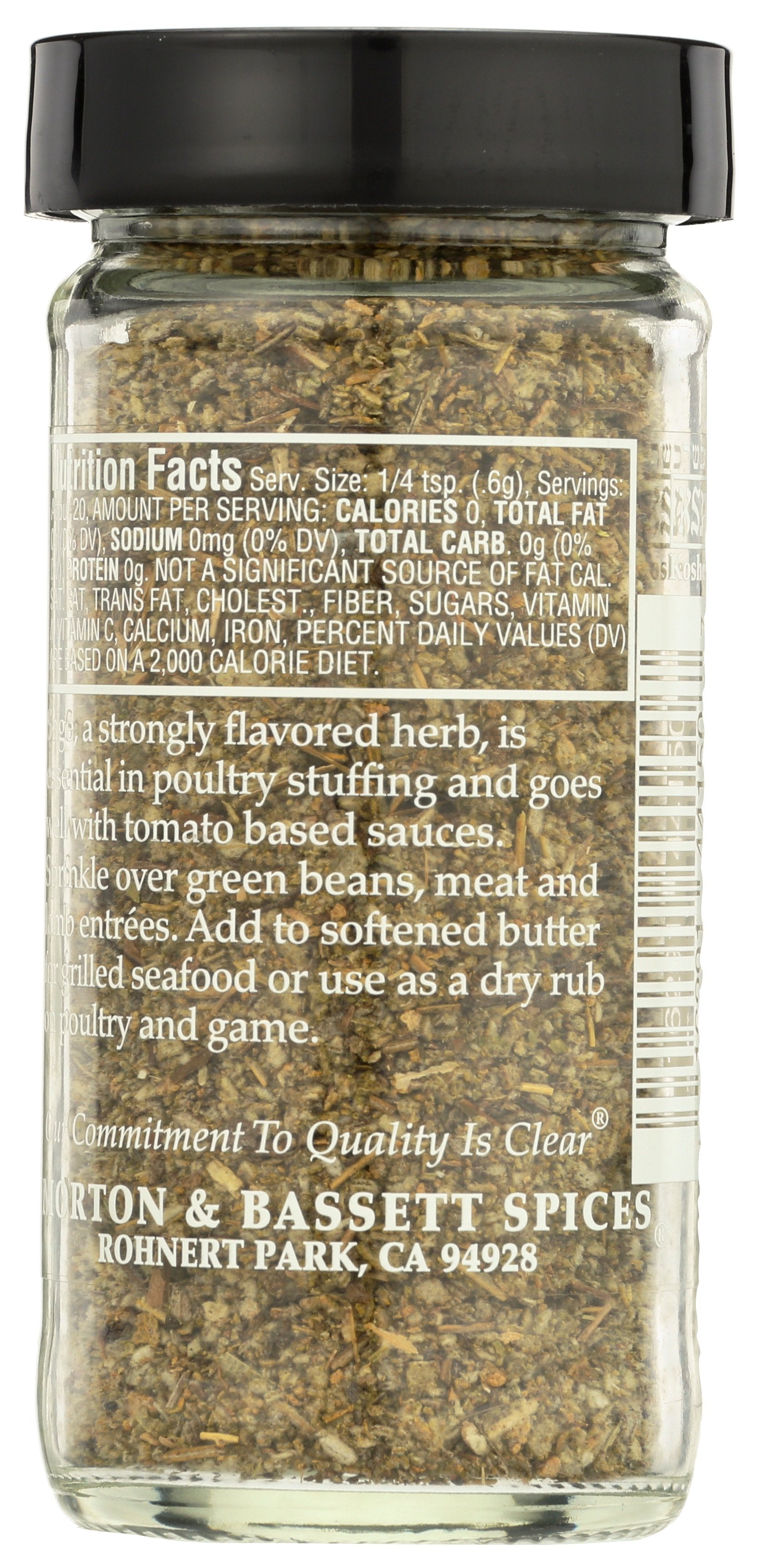 MORTON & BASSETT SAGE - Case of 3