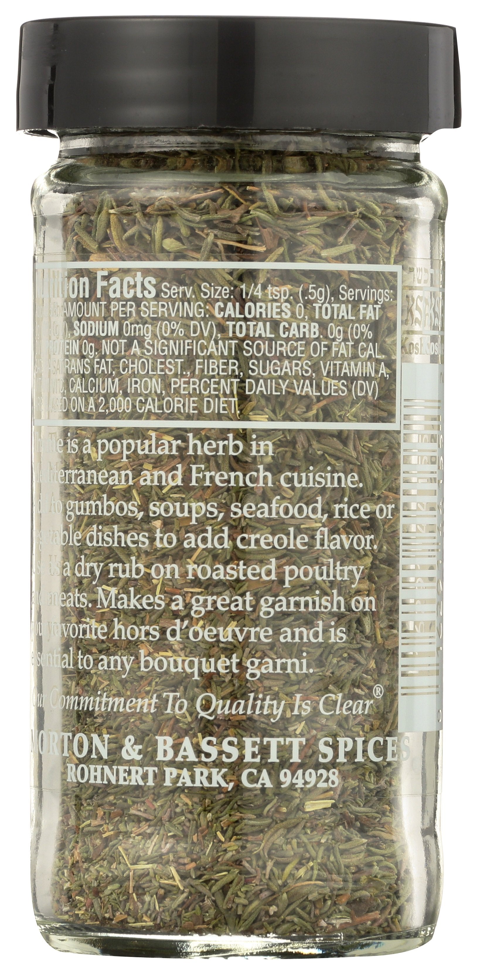 MORTON & BASSETT THYME - Case of 3