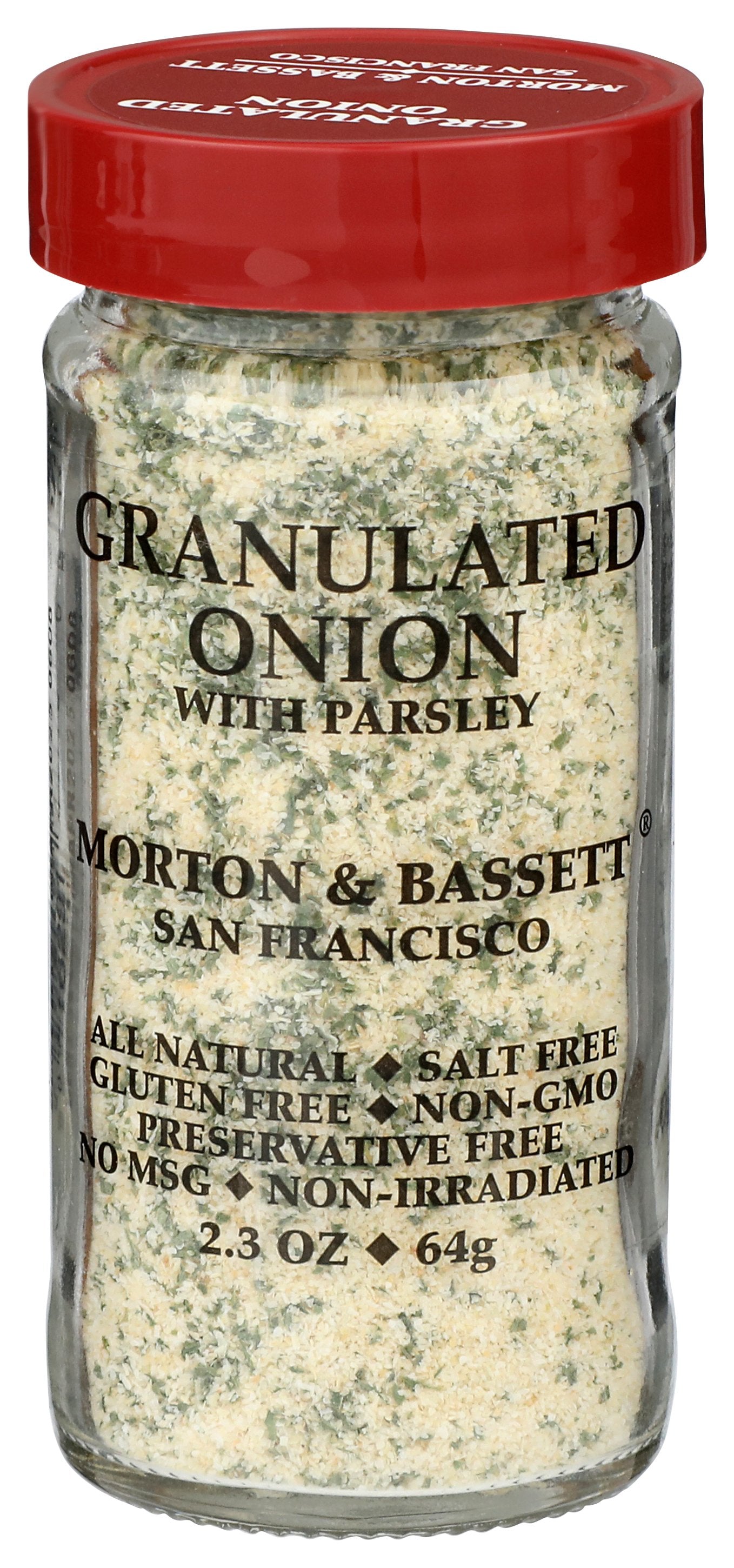 MORTON & BASSETT ONION GRANULATED - Case of 3