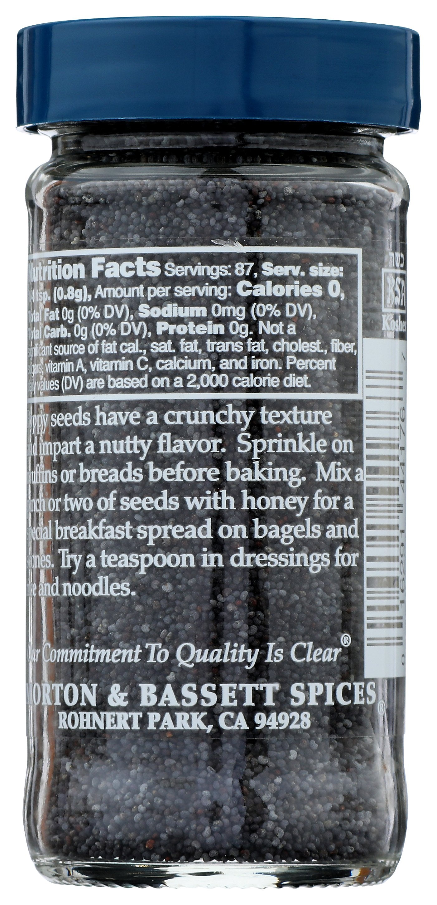 MORTON & BASSETT POPPY SEED - Case of 3