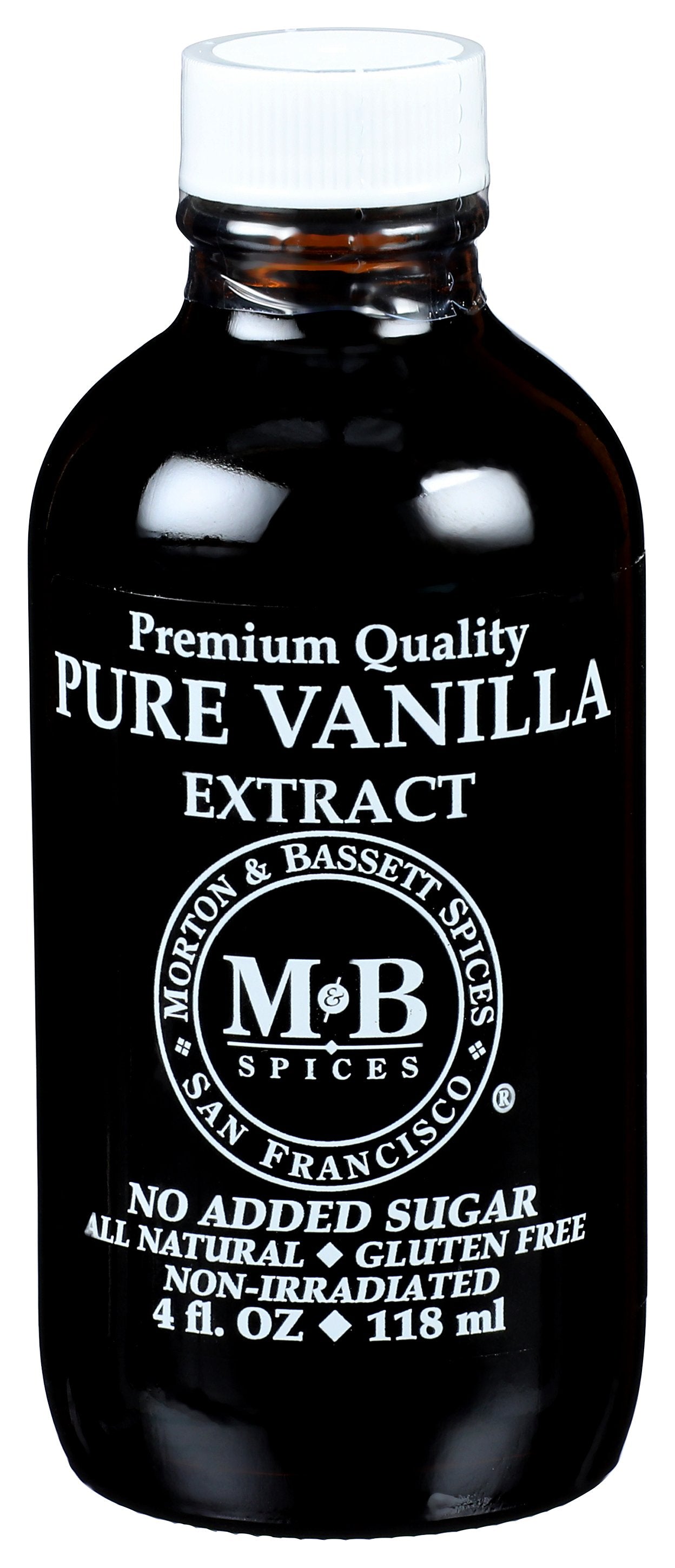 MORTON & BASSETT EXTRACT VANILLA PURE SF - Case of 3