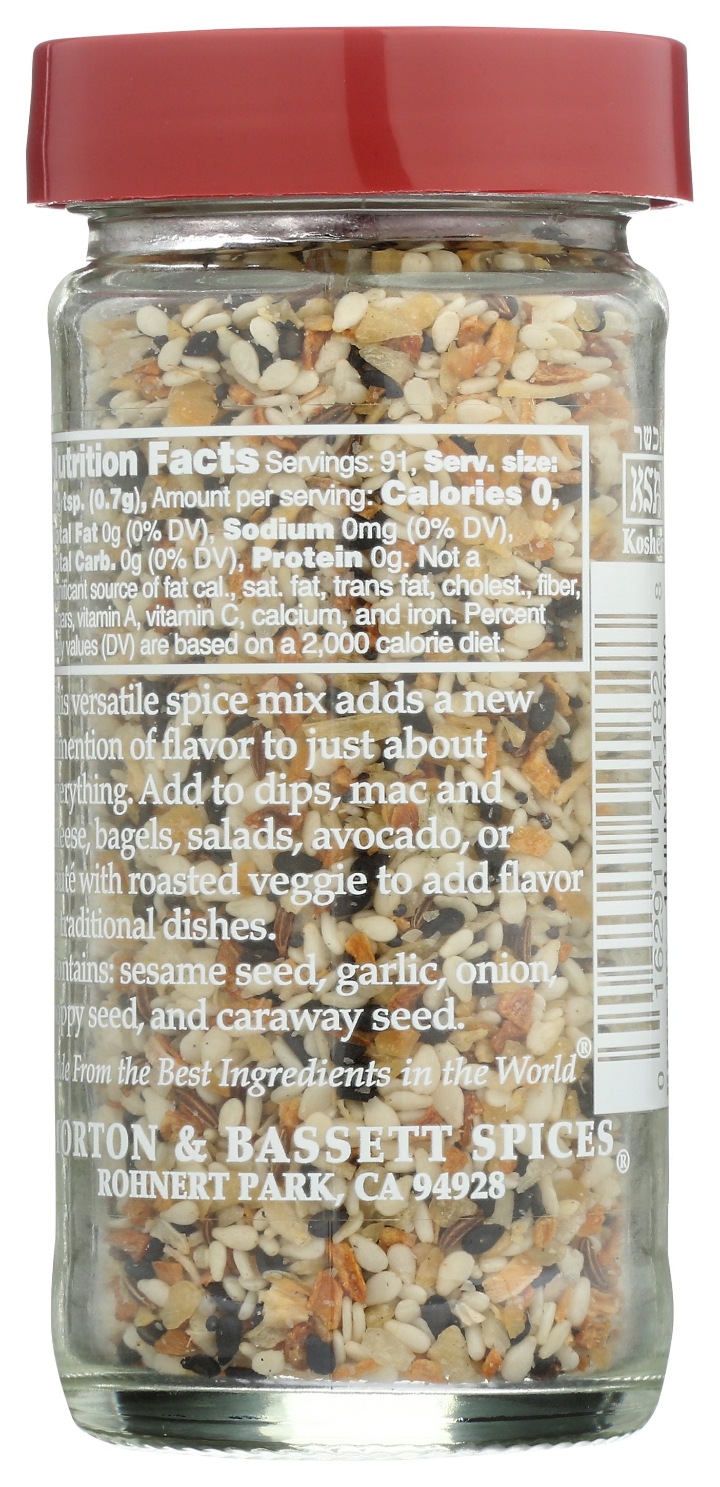 MORTON & BASSETT SEASONING EVRYTHG SPRNKLE - Case of 3