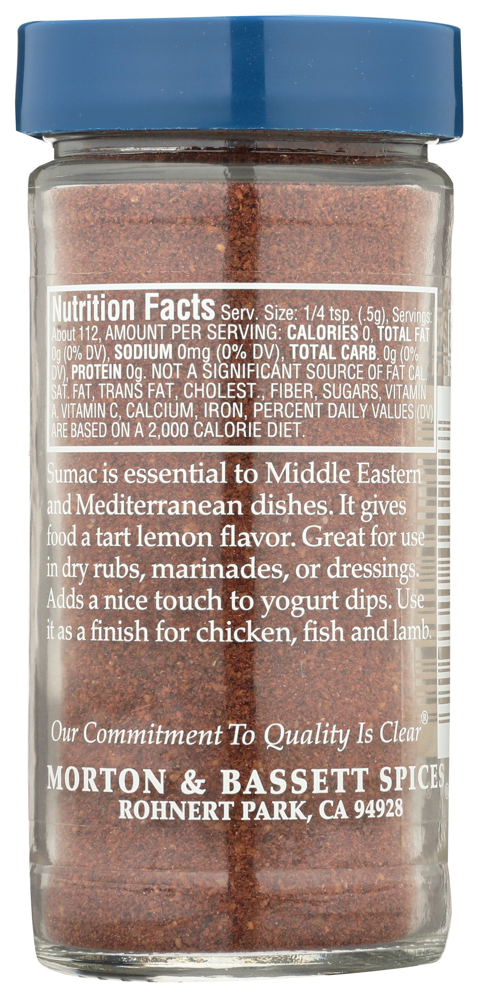MORTON & BASSETT SUMAC - Case of 3