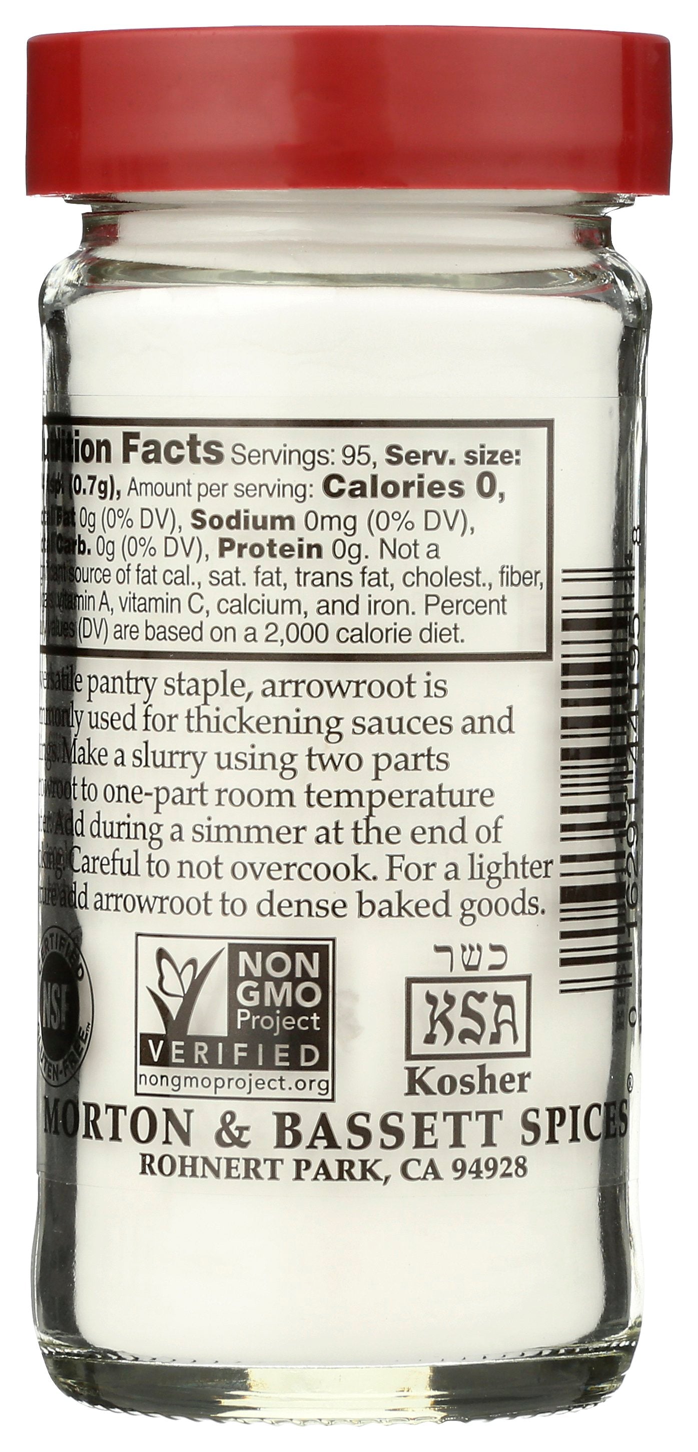 MORTON & BASSETT SPICE ARROWROOT Case