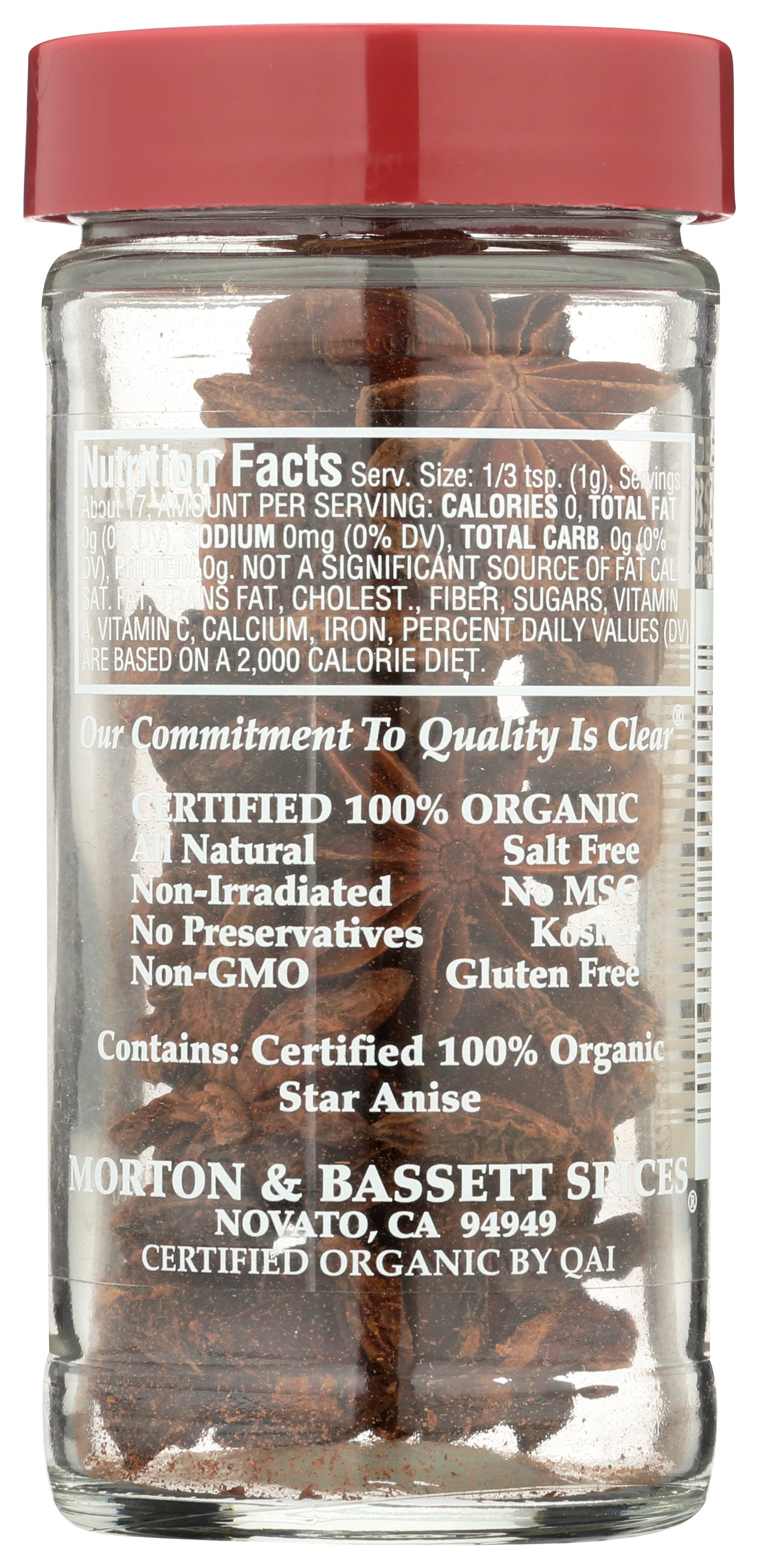 MORTON & BASSETT ANISE STAR ORG - Case of 3