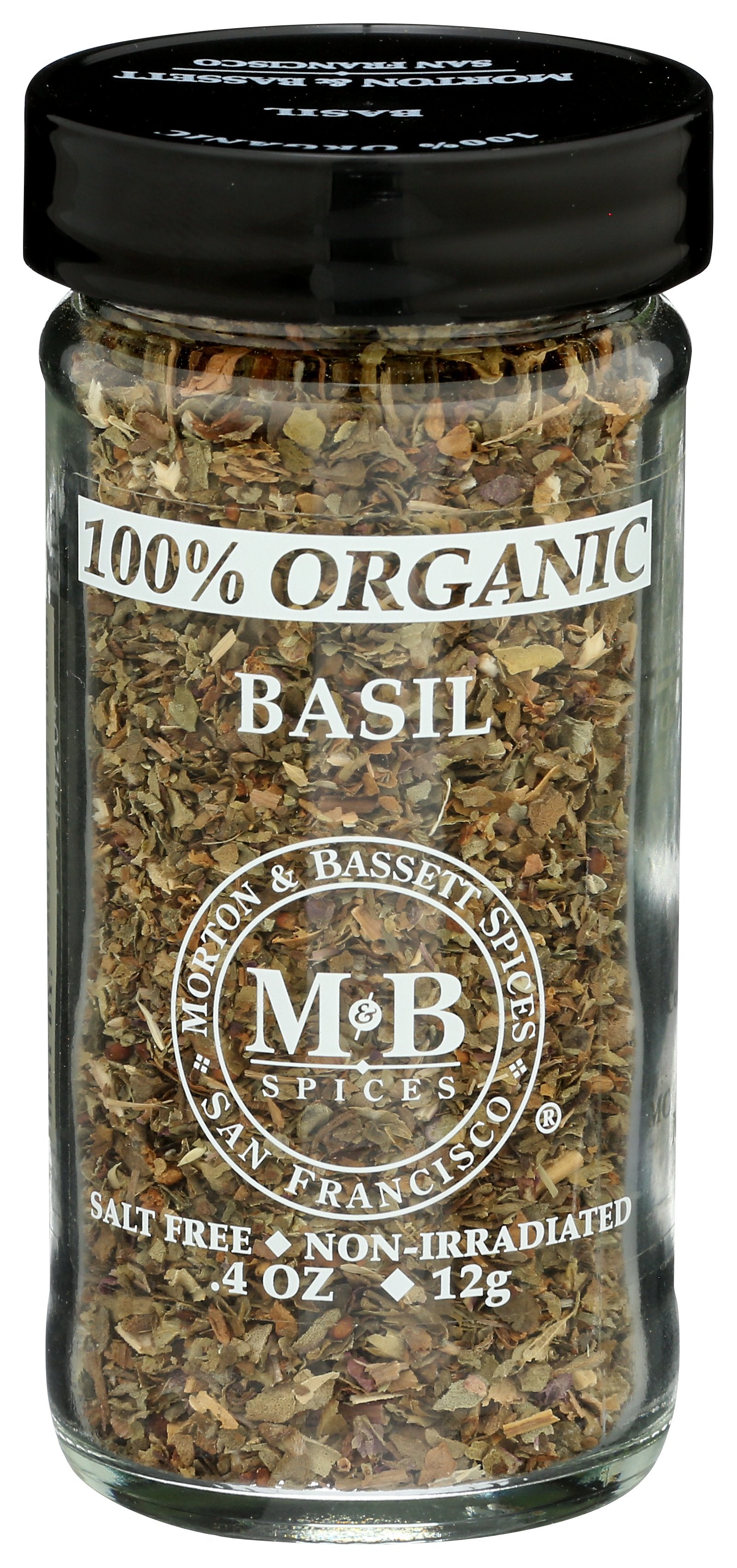 MORTON & BASSETT SPICE BASIL ORG - Case of 3