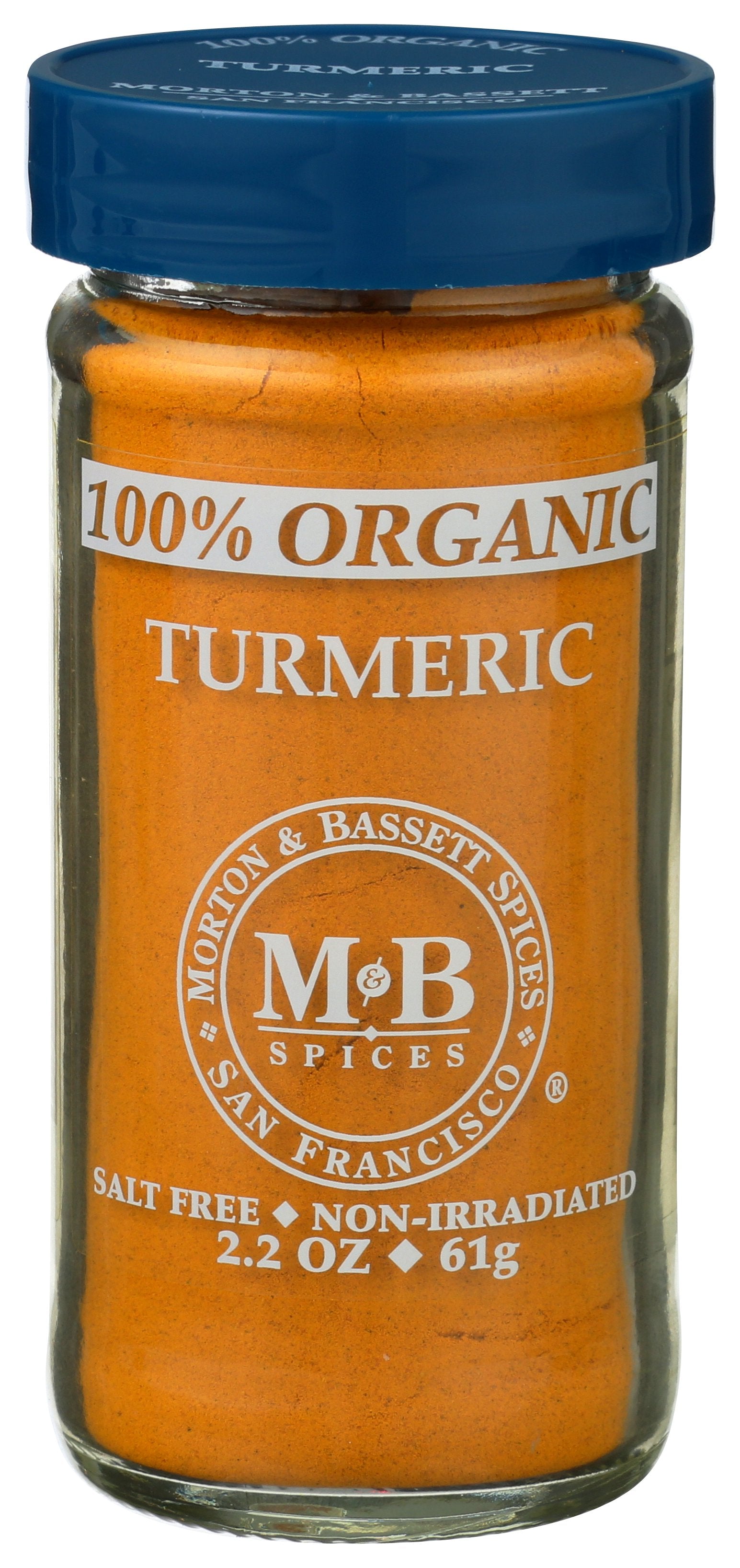 MORTON & BASSETT SPICE ORG 100% TURMERIC - Case of 3