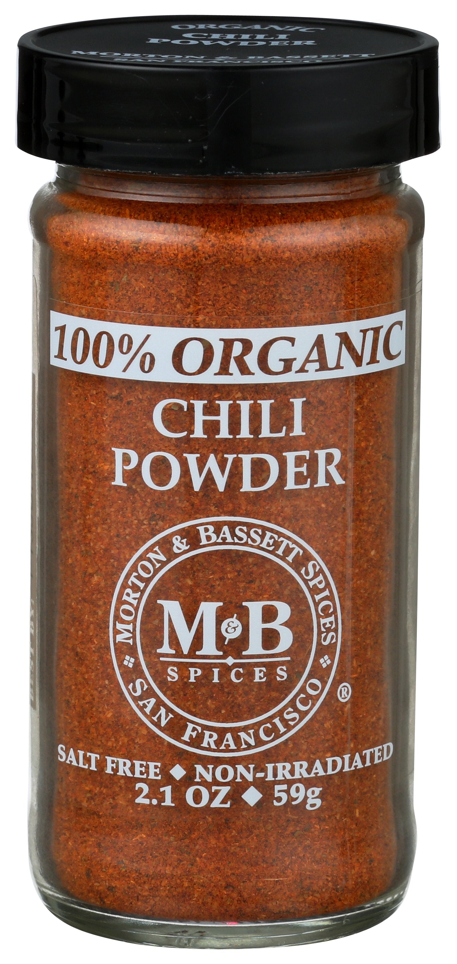 MORTON & BASSETT SPICE CHILI POWDER ORG - Case of 3