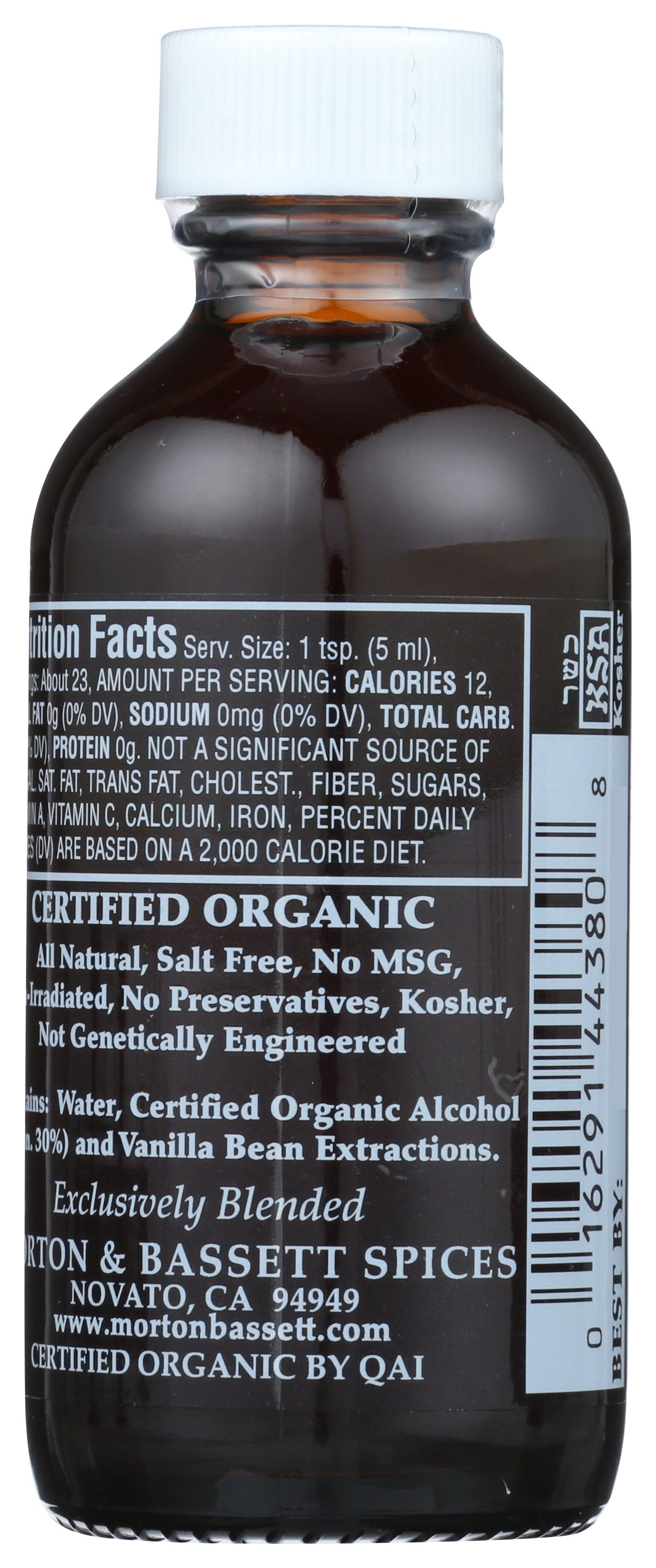 MORTON & BASSETT VANILLA EXTRCT PURE ORG - Case of 3