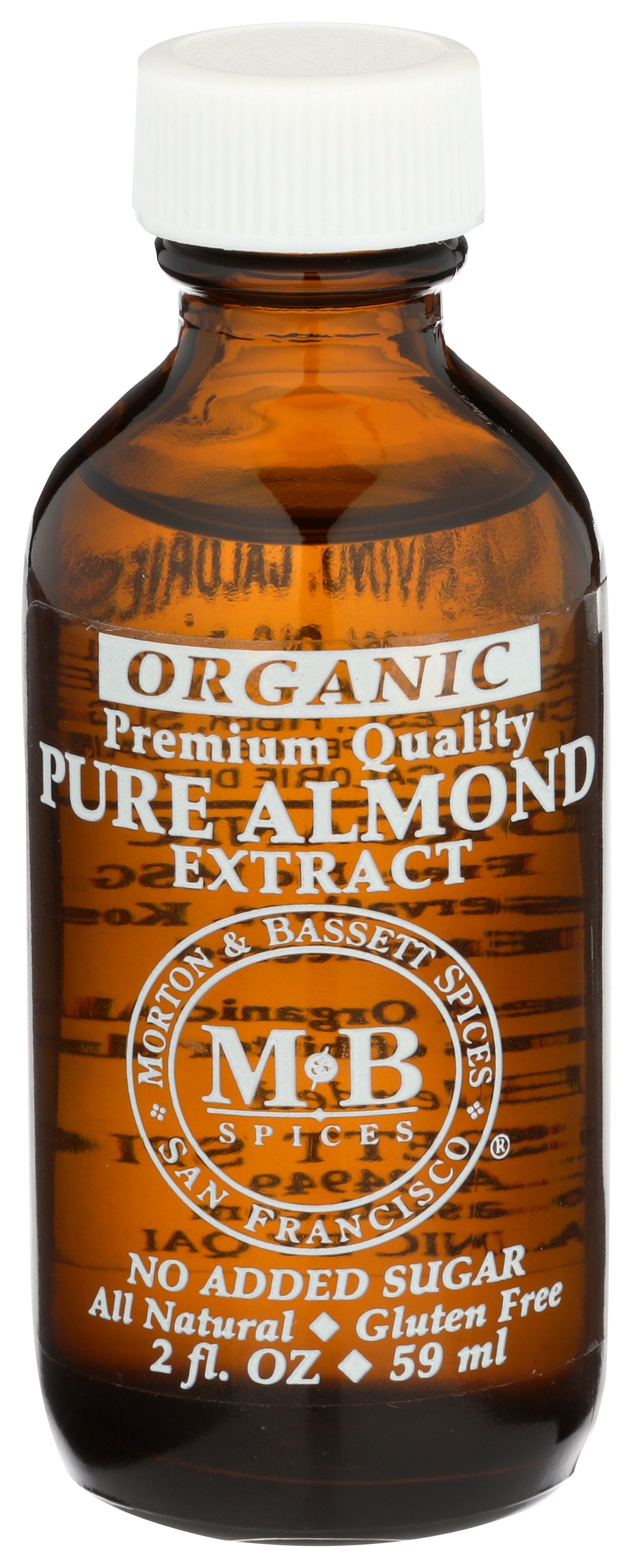 MORTON & BASSETT ALMOND EXTRCT PURE ORG - Case of 3