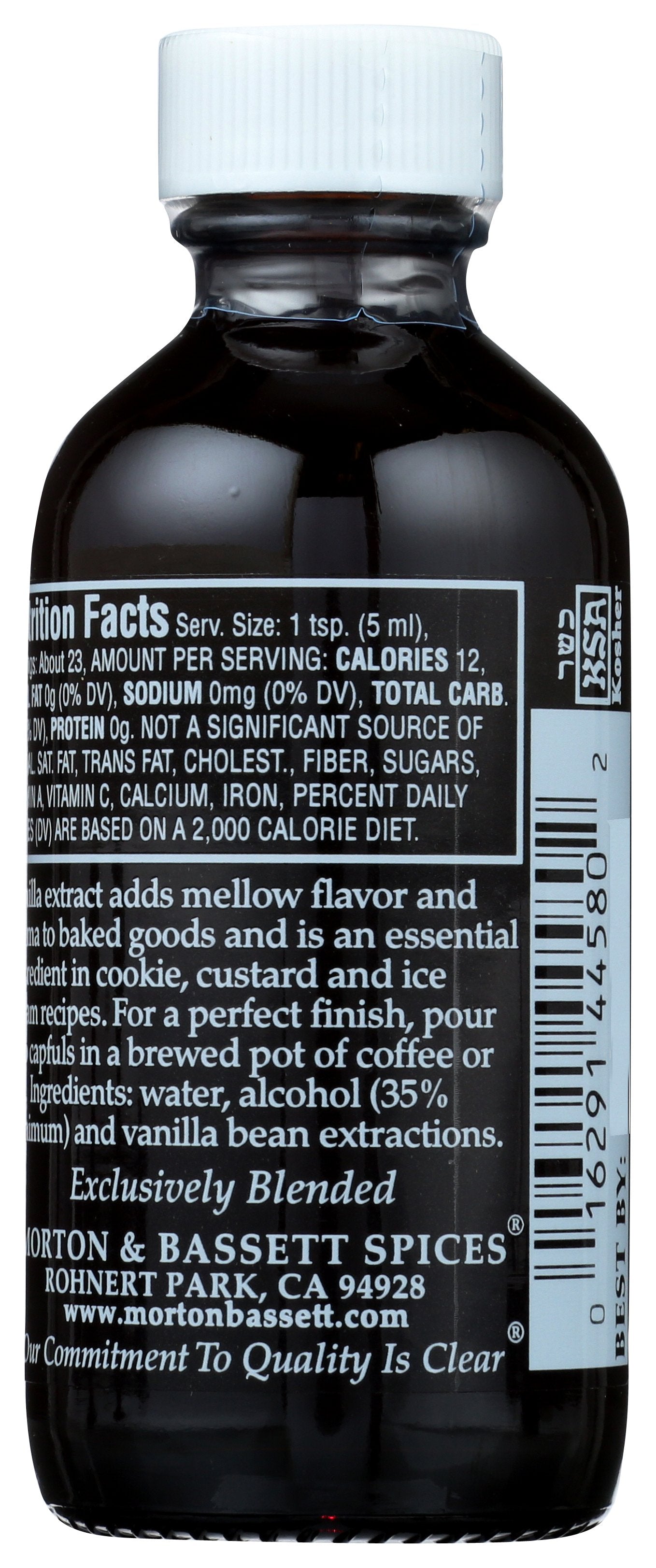 MORTON & BASSETT EXTRACT VANILLA - Case of 3