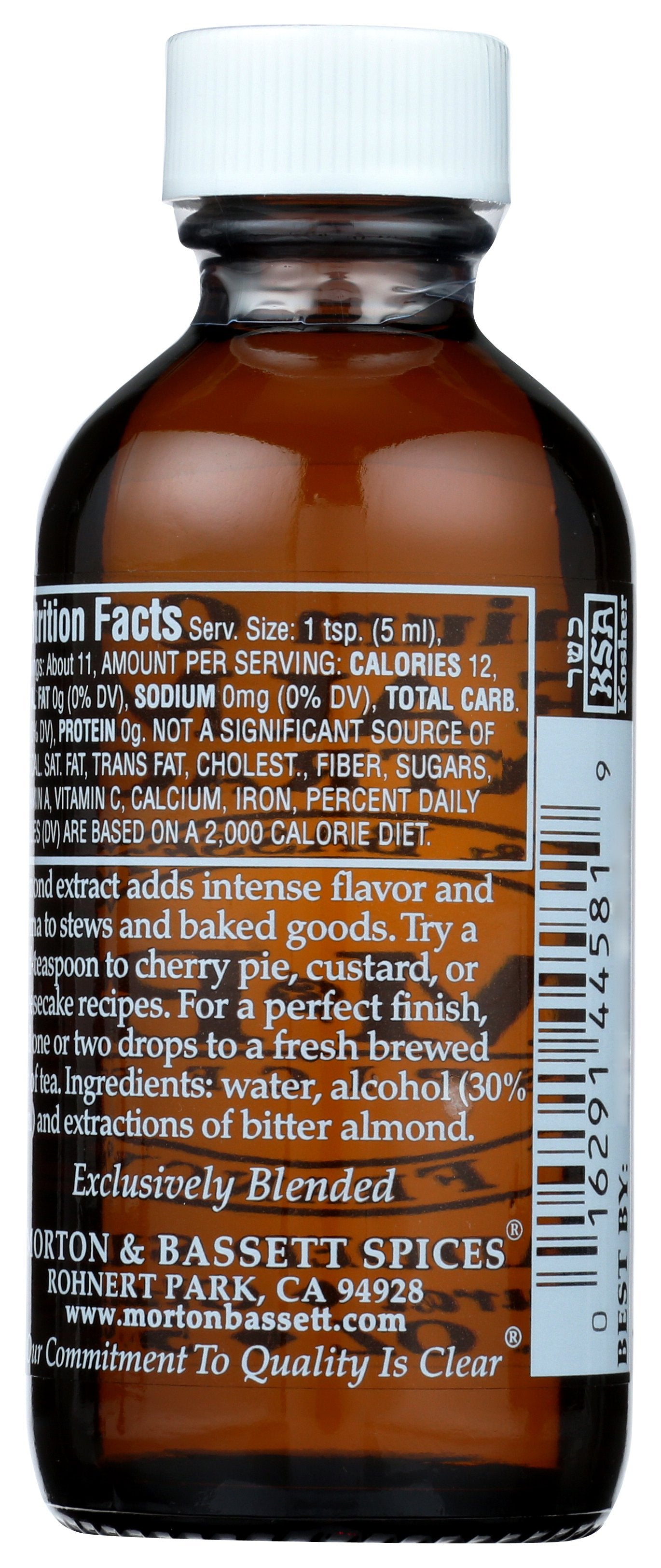 MORTON & BASSETT EXTRACT ALMOND - Case of 3