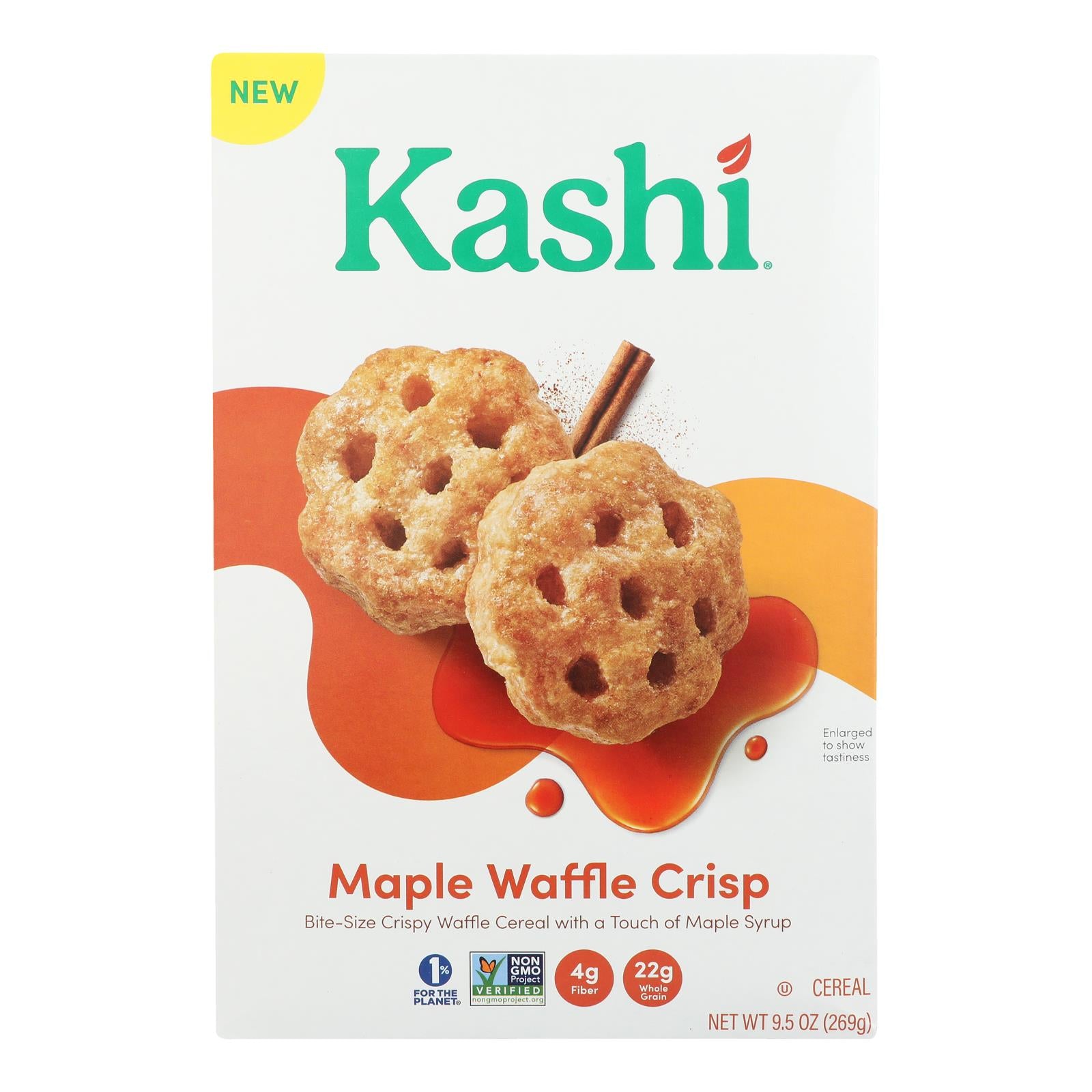 Kashi - Cereal Maple Waffle Crisp - Case Of 8-9.5 Oz