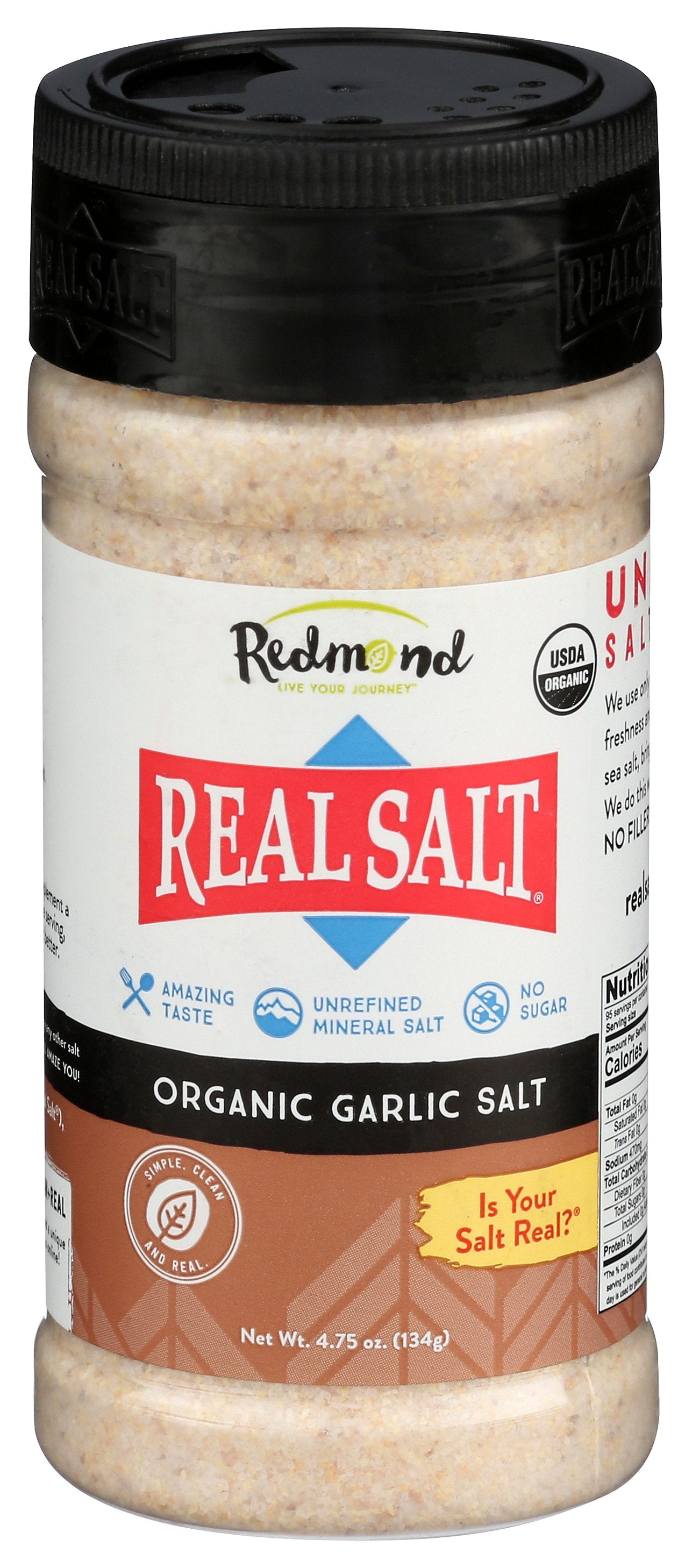 REDMOND REALSALT SALT GARLIC - Case of 6