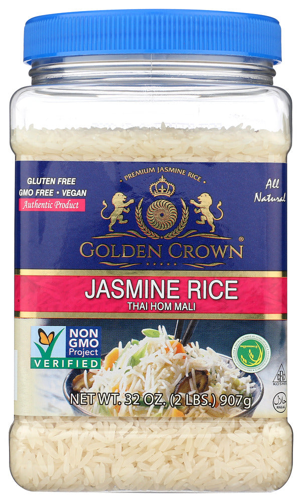 Golden Crown Rice Jasmine Thai White - Count of 4 - 32oz