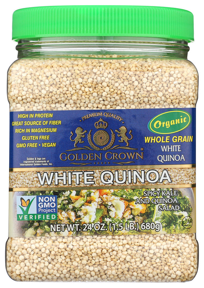 Golden Crown White Quinoa - Case of 4 - 24 oz.