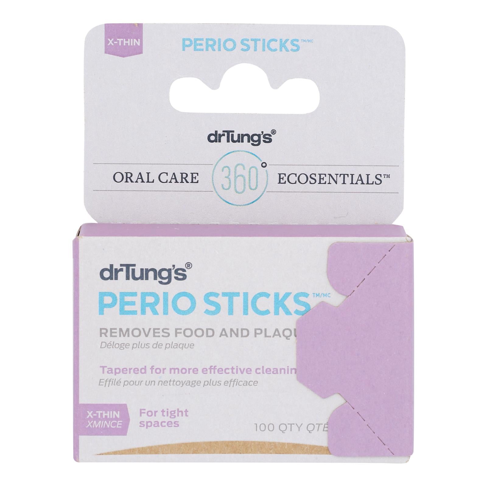 Dr. Tung's Perio Sticks - Extra Thin - Case Of 6 - 100 Pack