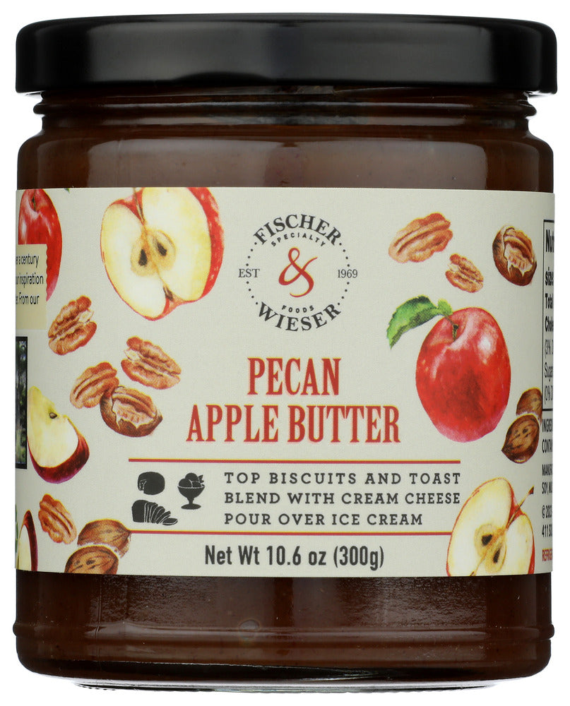 Fischer & Wieser Pecan Apple Butter - Case of 6 - 10.6 oz