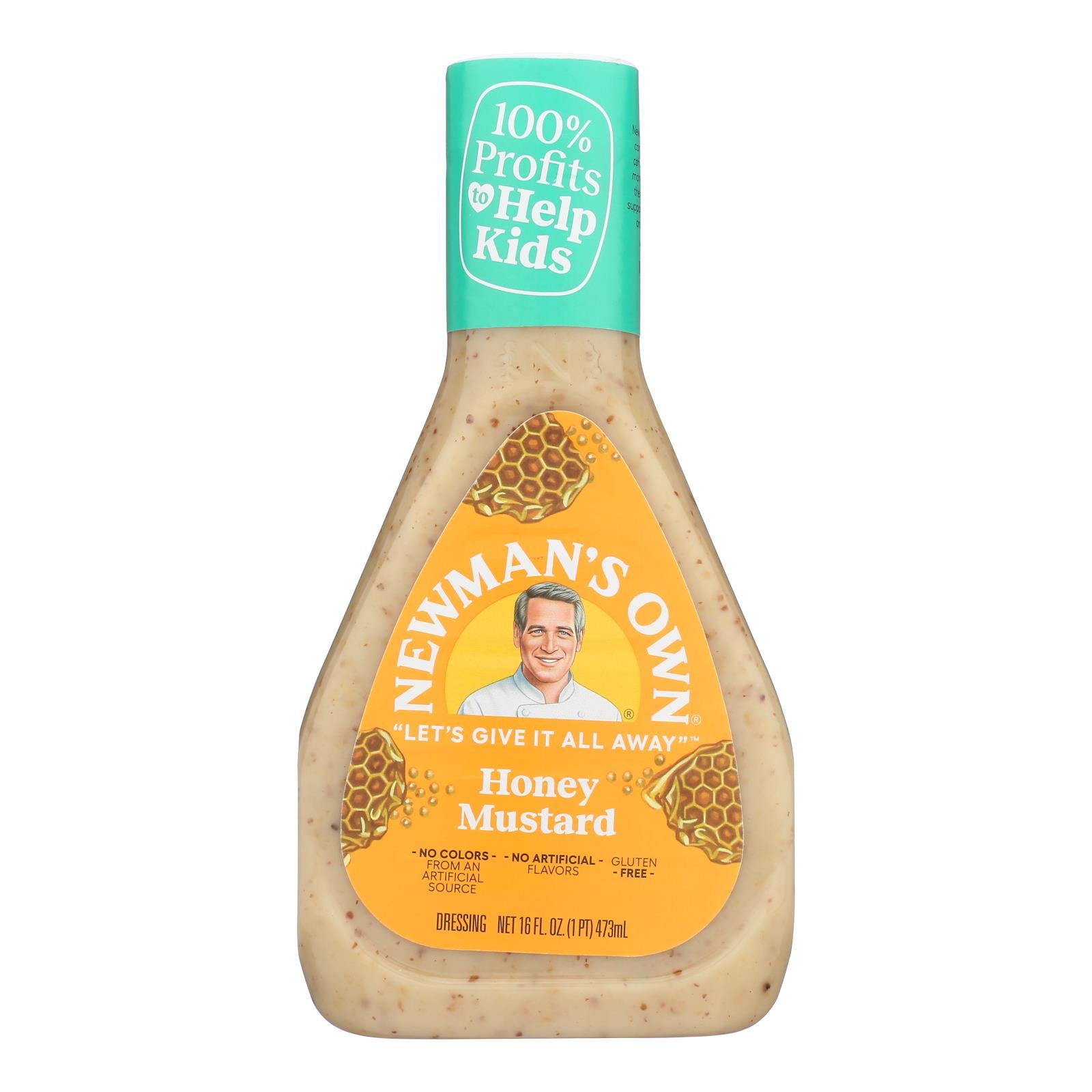 Newman's Own Honey Mustard Dressing Honey - Case of 6 - 16 OZ