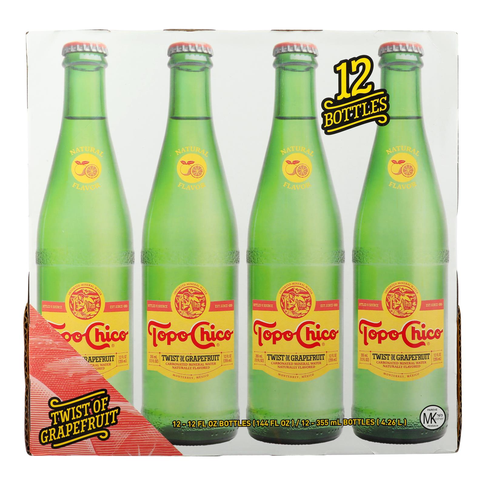 Topo Chico - Sparkling Water Minerl Grapefruit - Case Of 1-12/12 Oz
