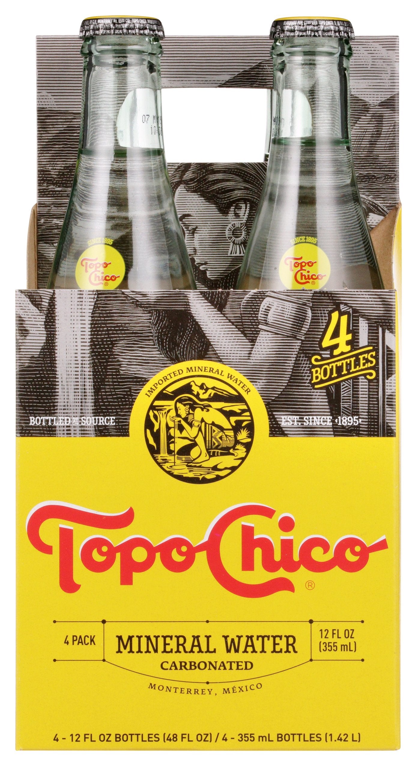 TOPO CHICO WATR MNERAL 4P ORGL GLAS - Case of 6