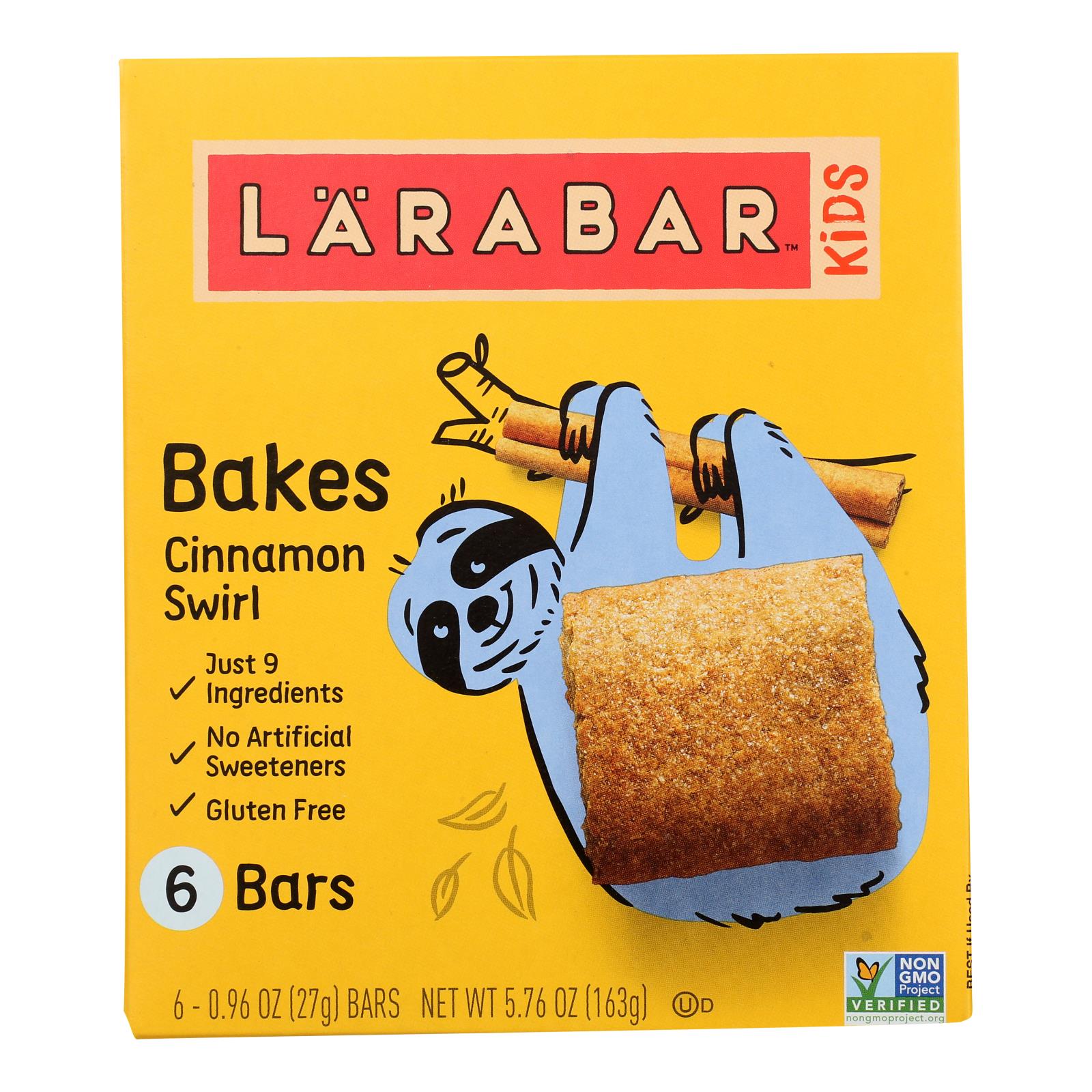 Larabar - Bar Kids Cinnamon Swirl - Case of 8 - 6/.96 OZ