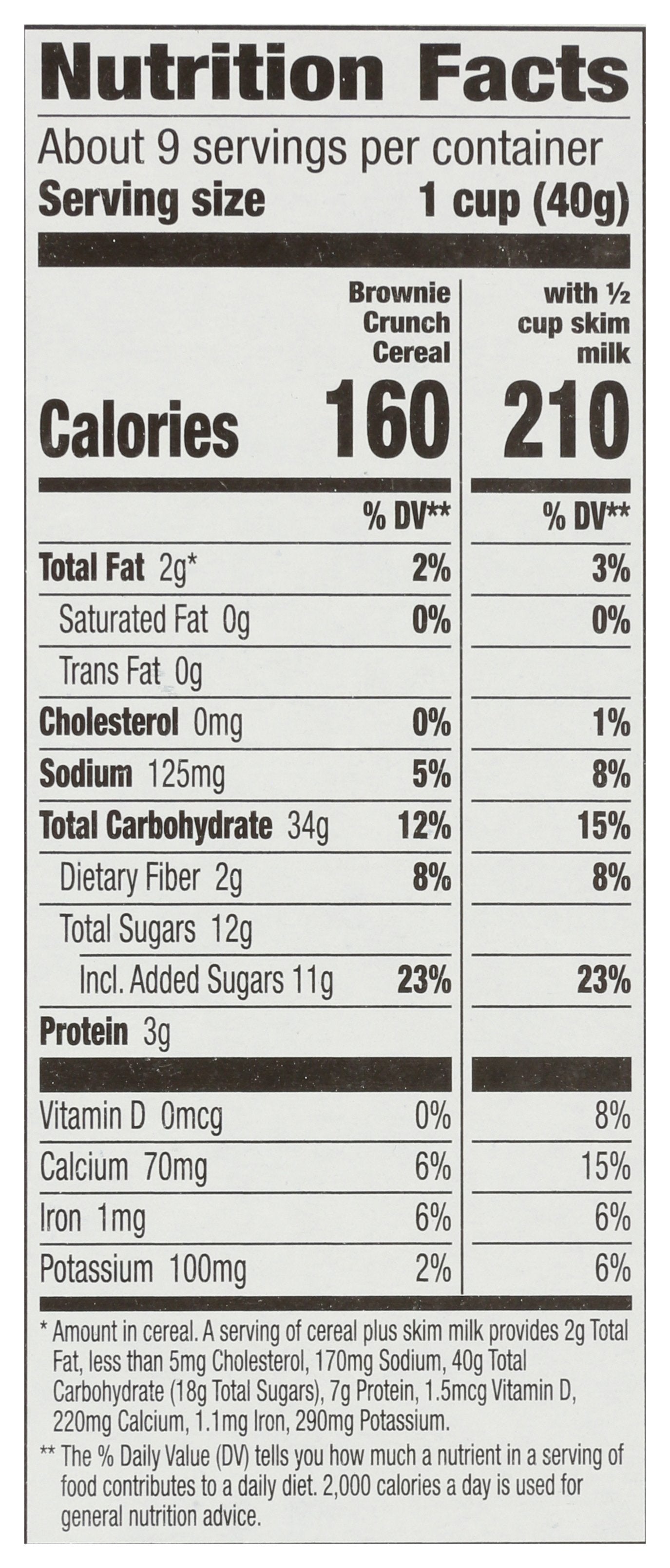 CASCADIAN FARM CEREAL BROWNIE CRUNCH - Case of 12