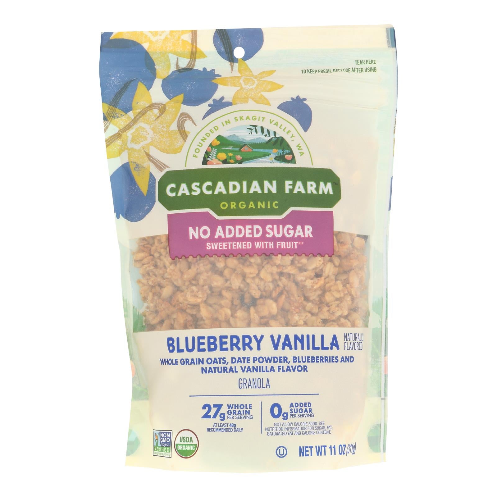 Cascadian Farm - Granola Organic Blueberry Vanilla - Case of 4-11 Ounces