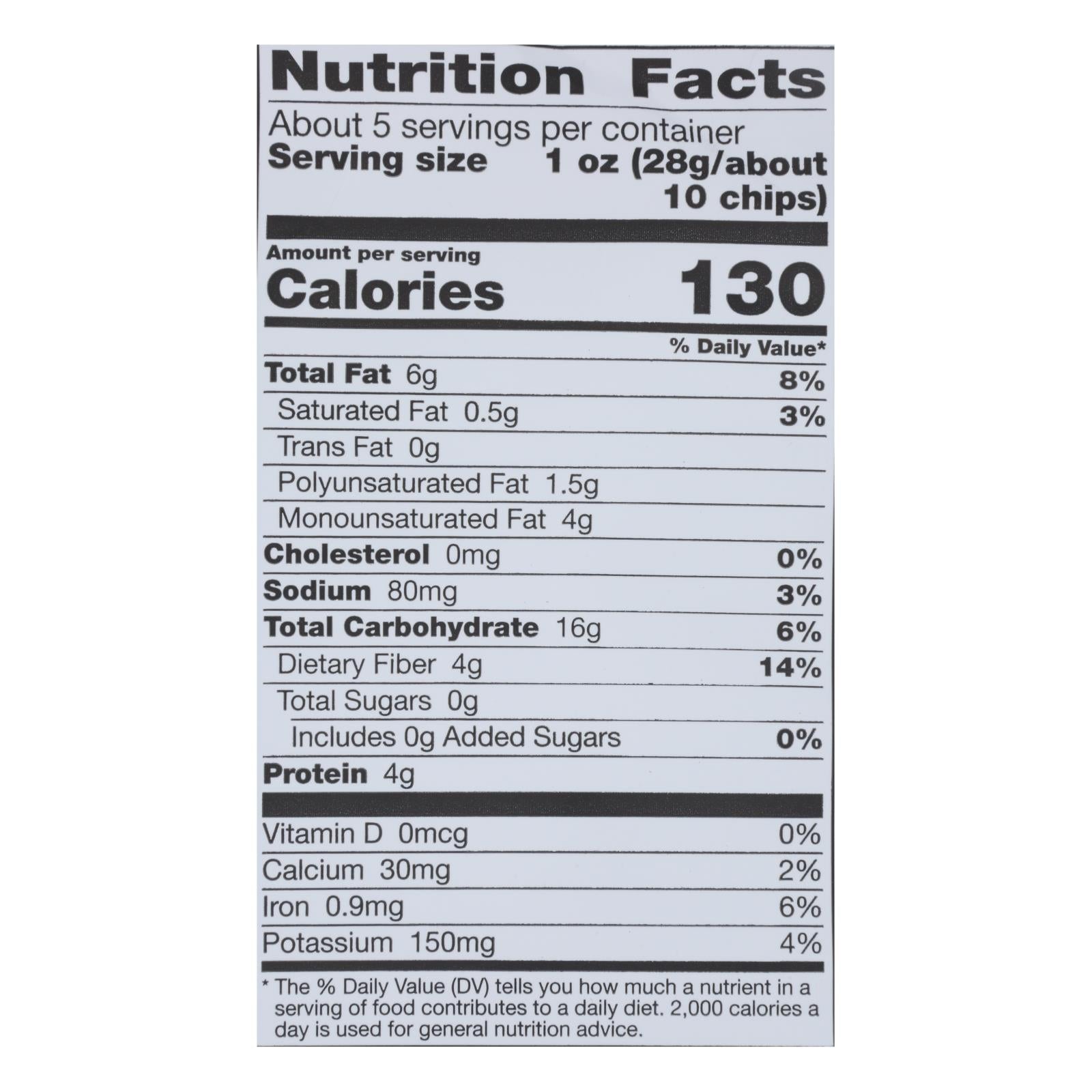 Food Should Taste Good Multigrain Bean Chips -Black Bean - Case of 12 - 5.5 oz