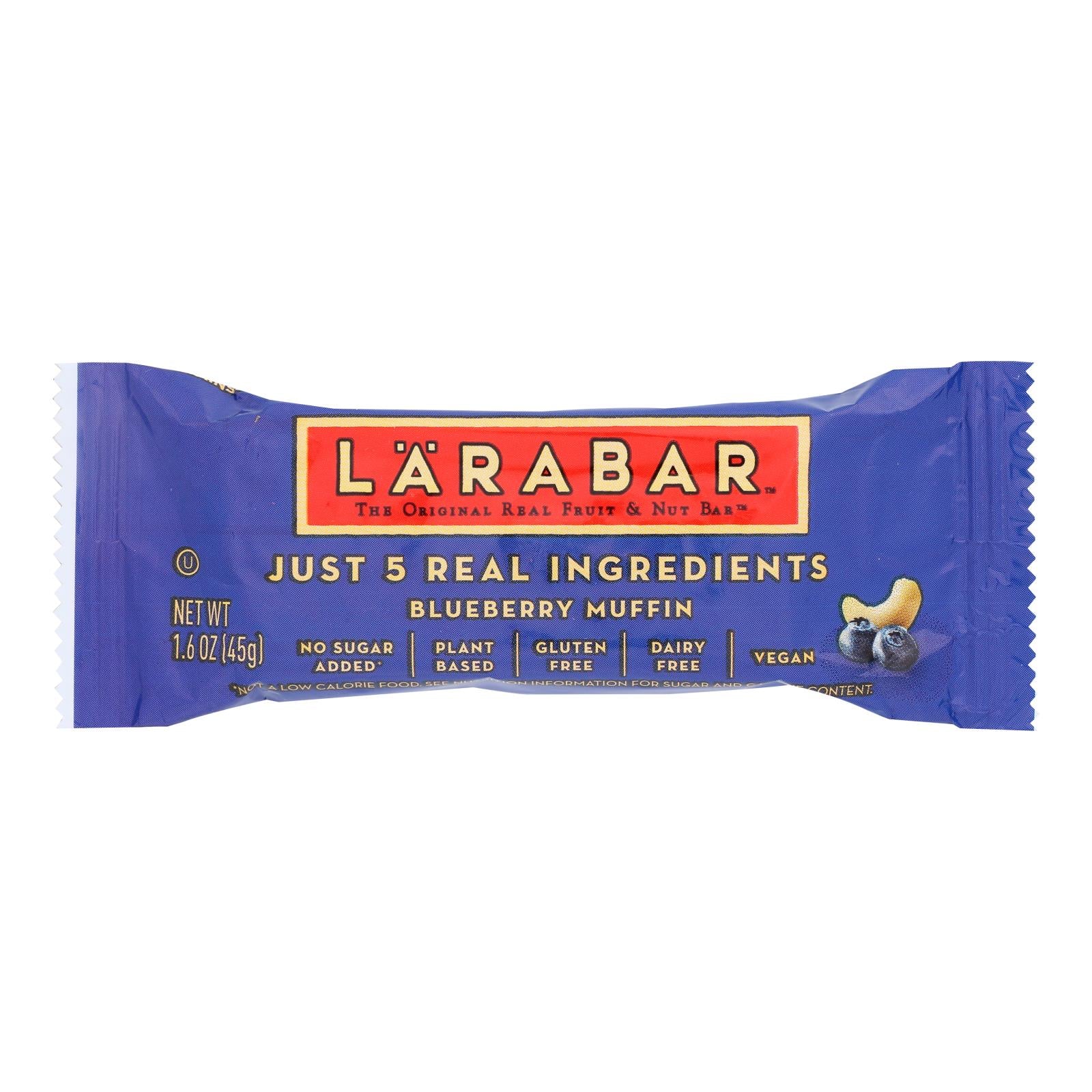 LaraBar - Blueberry Muffin - Case of 16 - 1.6 oz