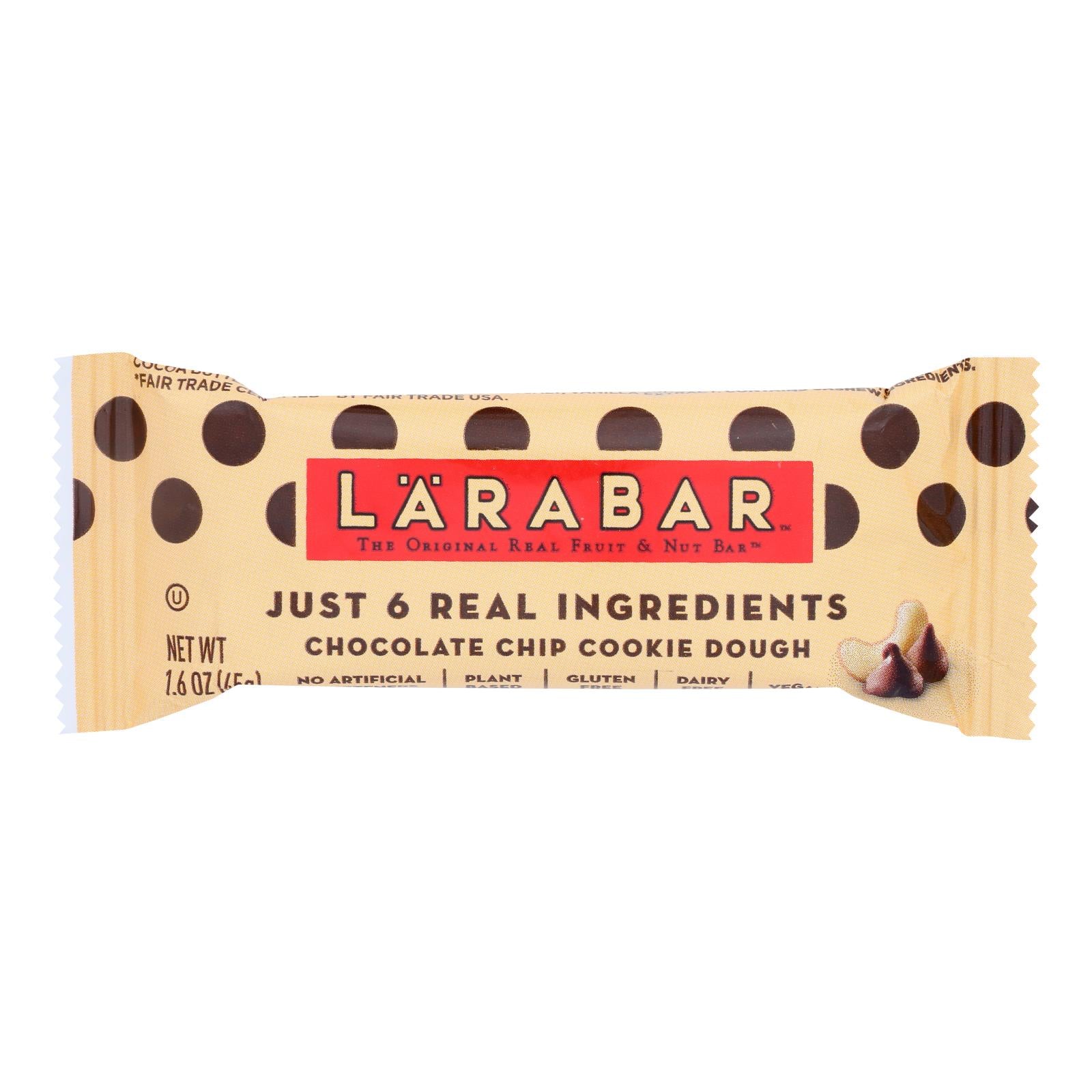 LaraBar - Chocolate Chip Cookie Dough - Case of 16 - 1.6 oz