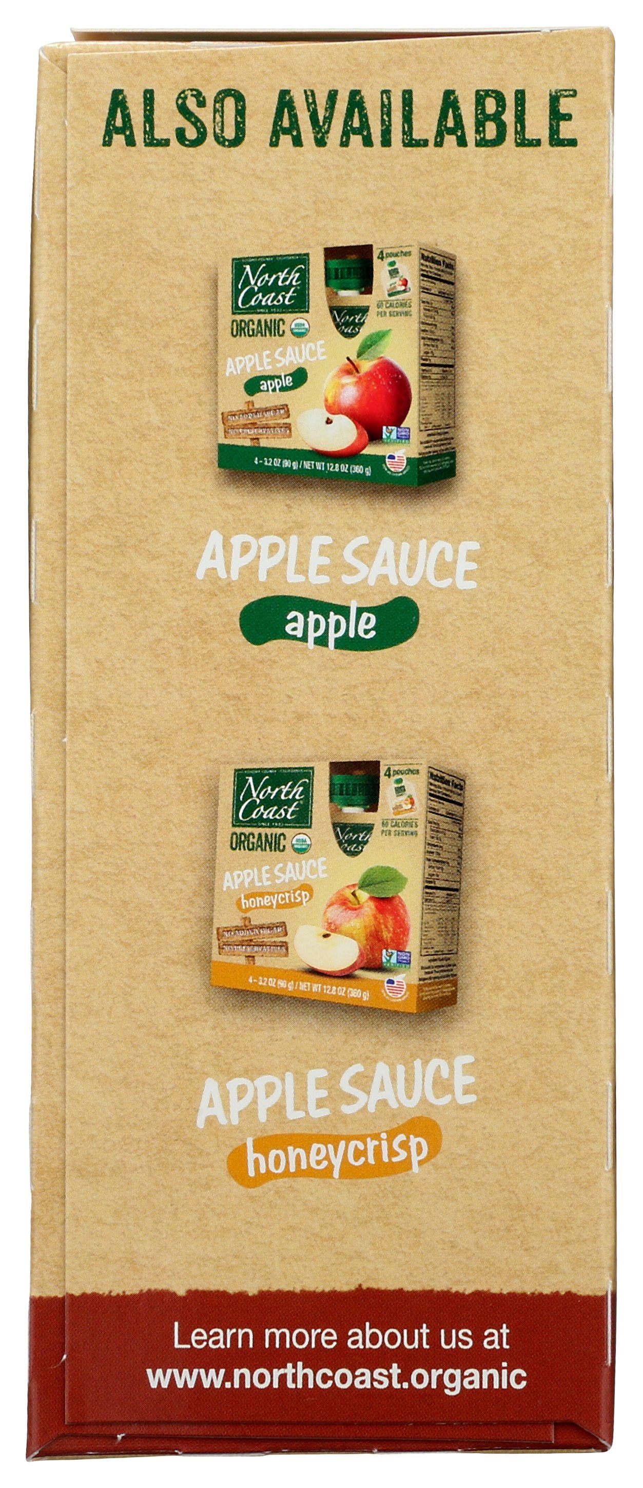 NORTH COAST APLESAUC CNN 4PK PCH ORG - Case of 6