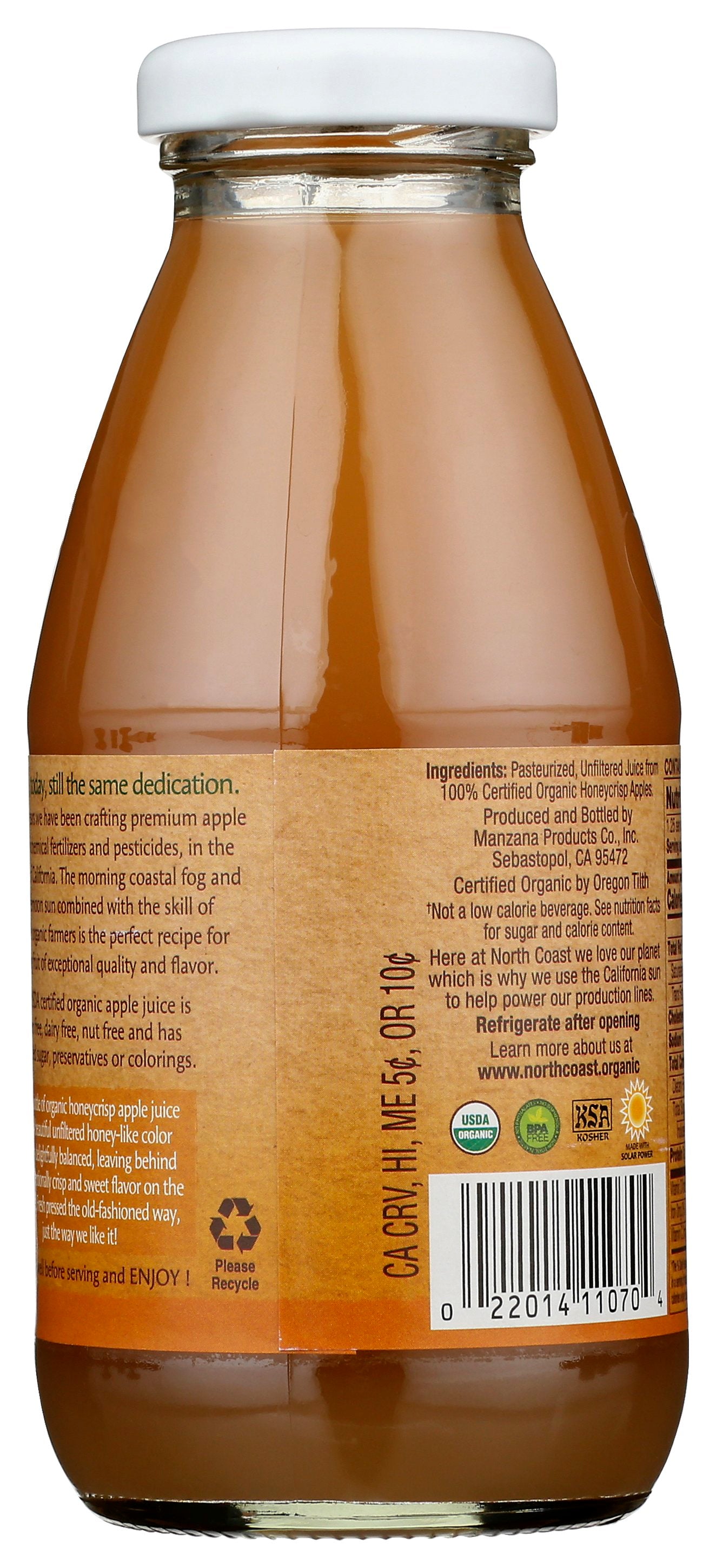 NORTH COAST JUICE APPLE HONEYCRSP ORG - Case of 24
