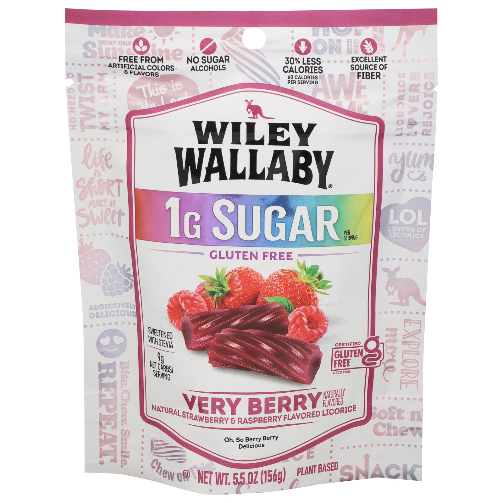 Wiley Wallaby - Licrc Very Berry Gf 1g - CS of 8-5.5 OZ