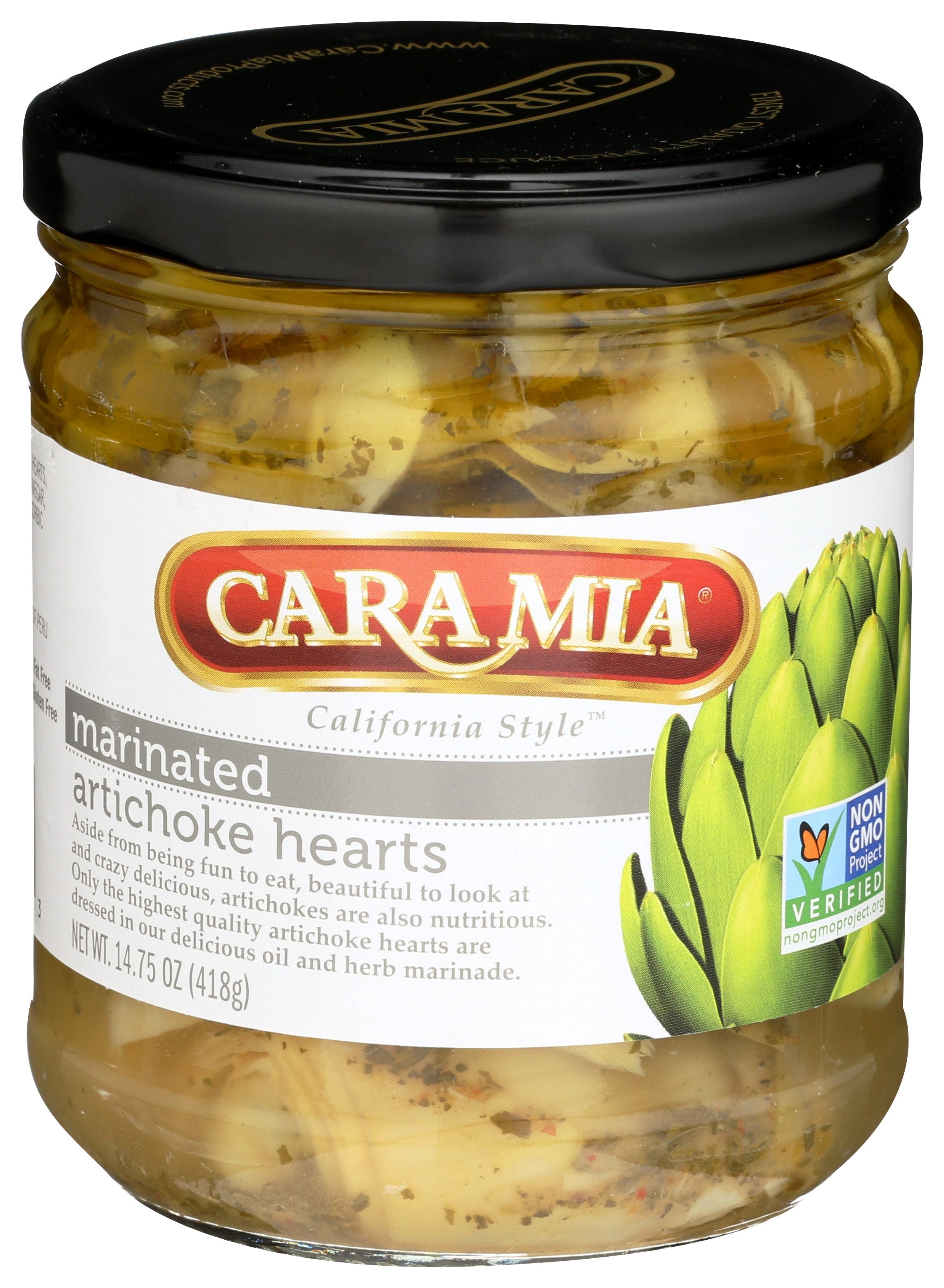 CARA MIA ARTICHOKE HEARTS MARNTD - Case of 12