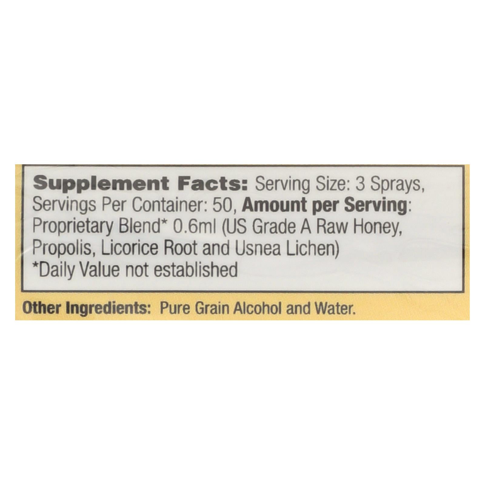 Honey Gardens Apiaries Propolis Spray - 1 oz