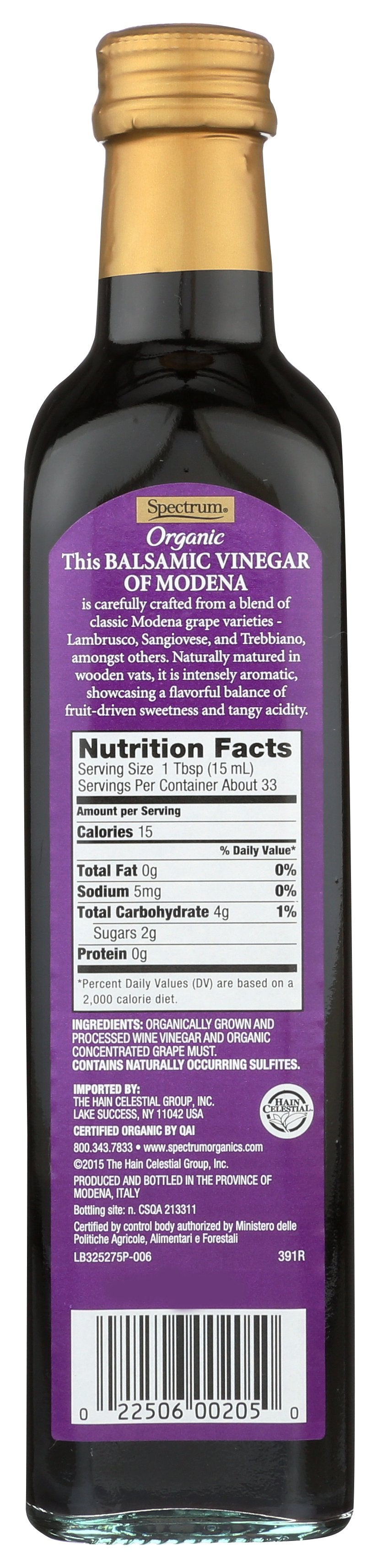 SPECTRUM NATURALS VINEGAR BALSMC - Case of 6