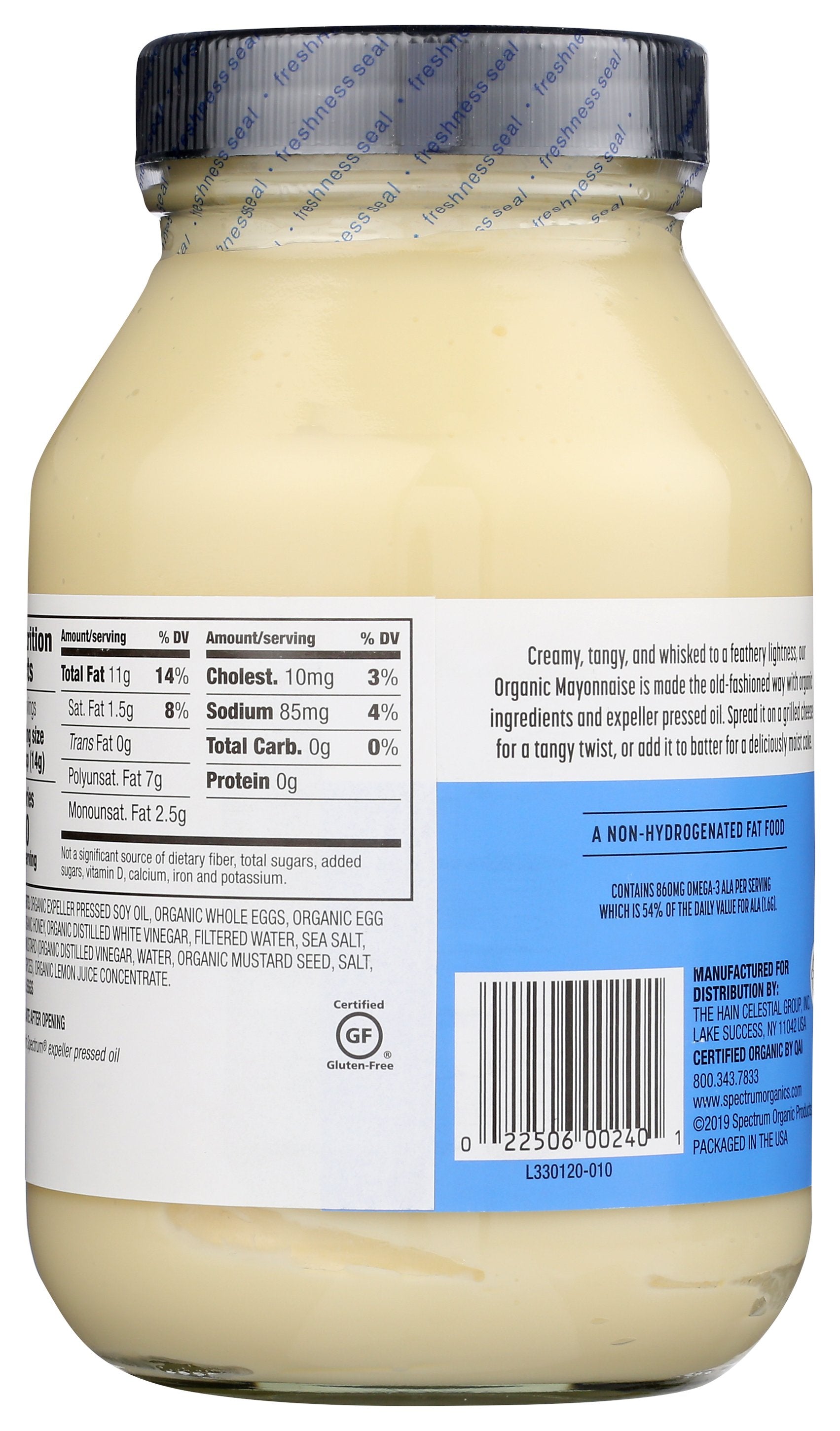 SPECTRUM NATURALS MAYONNAISE SOY ORG - Case of 6