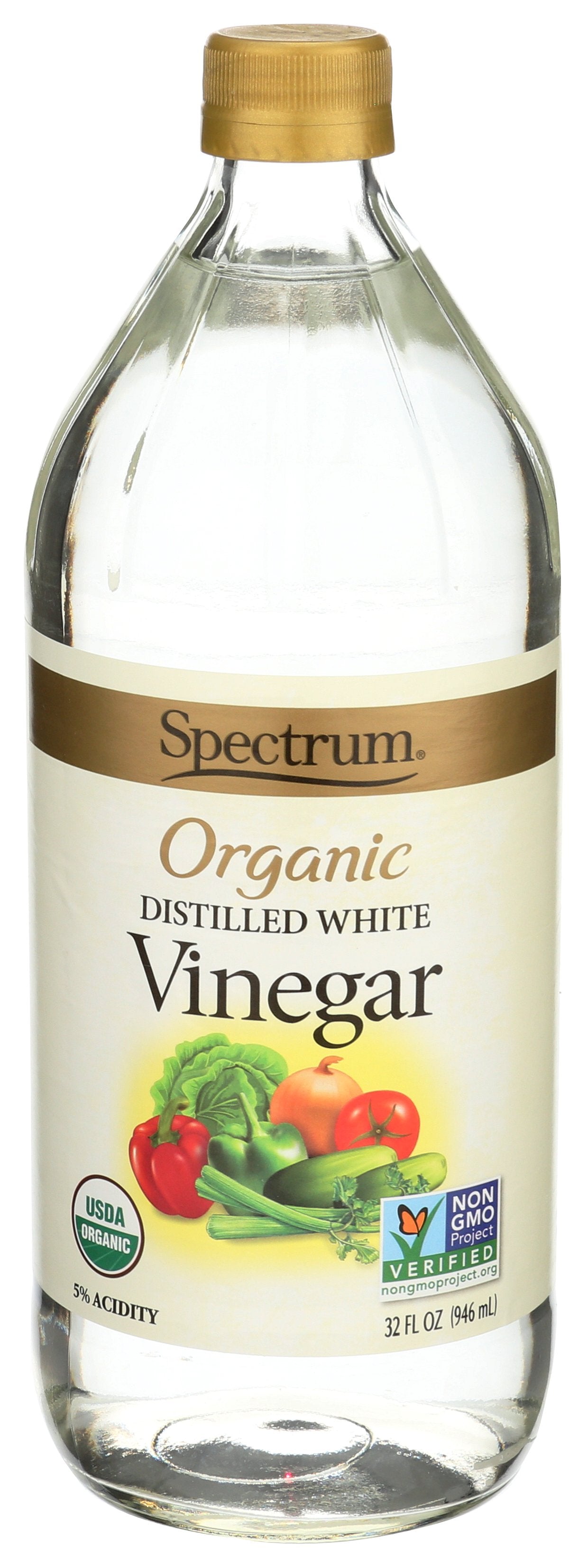 SPECTRUM NATURALS VINEGAR WHTE DISTLD ORG