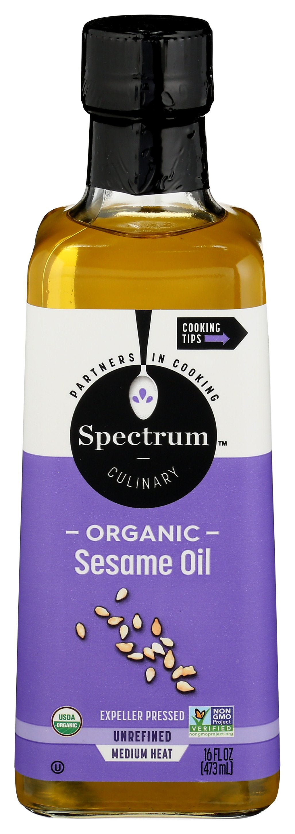 SPECTRUM NATURALS OIL SESAME UNREFINED ORG