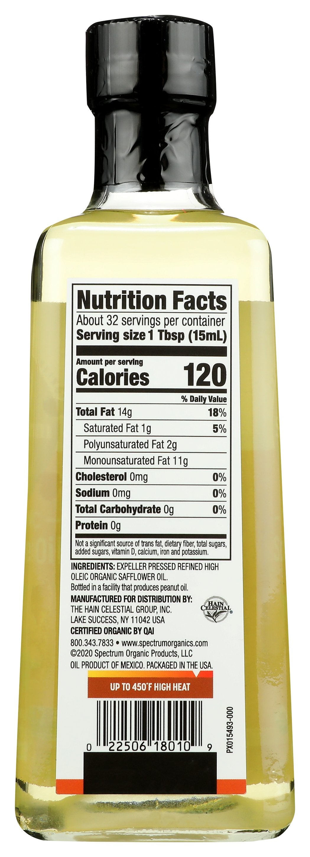 SPECTRUM NATURALS OIL SAFFLOWER REFINED ORG
