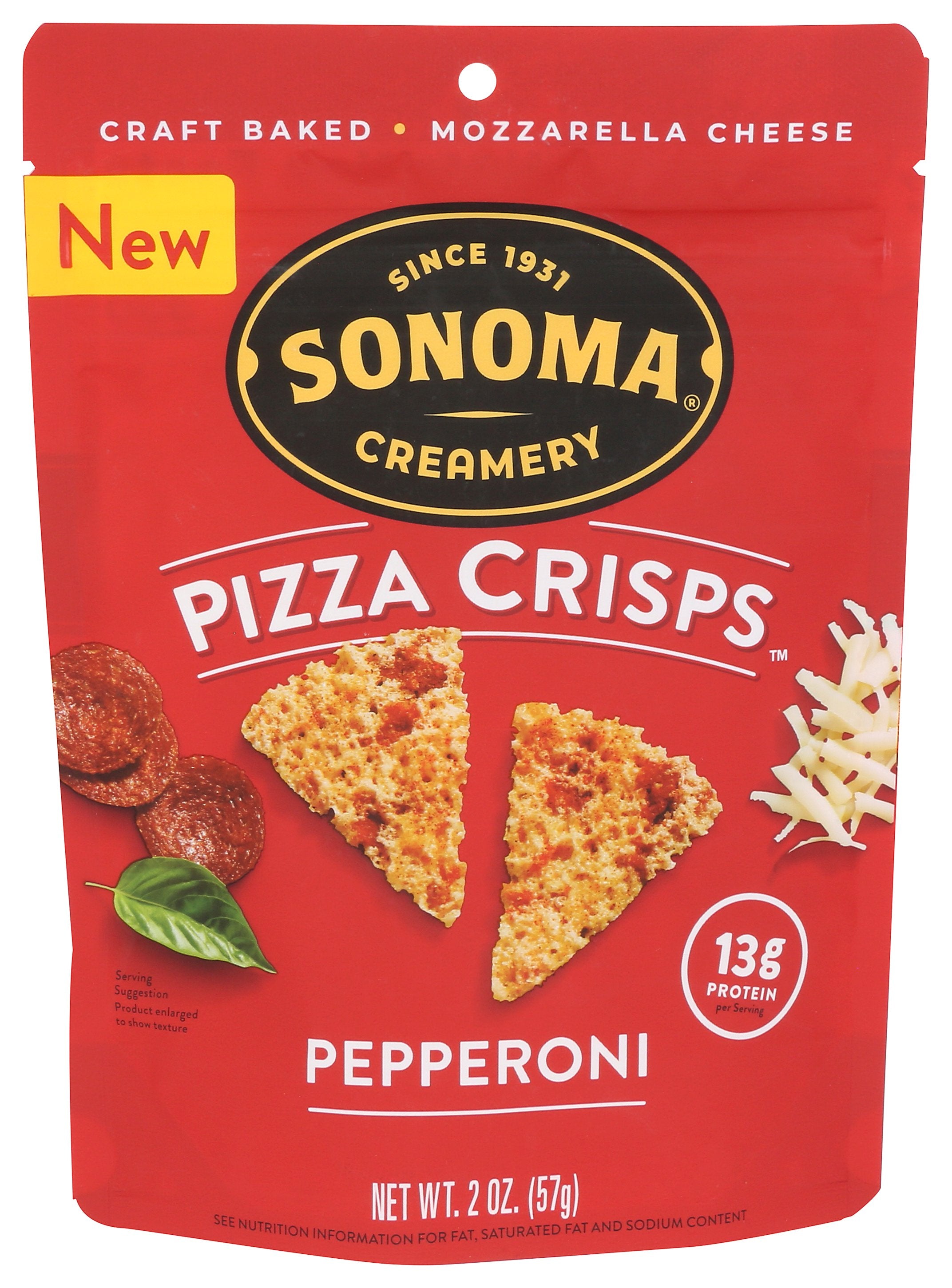 SONOMA CREAMERY CRISPS PIZZA PEPPERONI - Case of 6