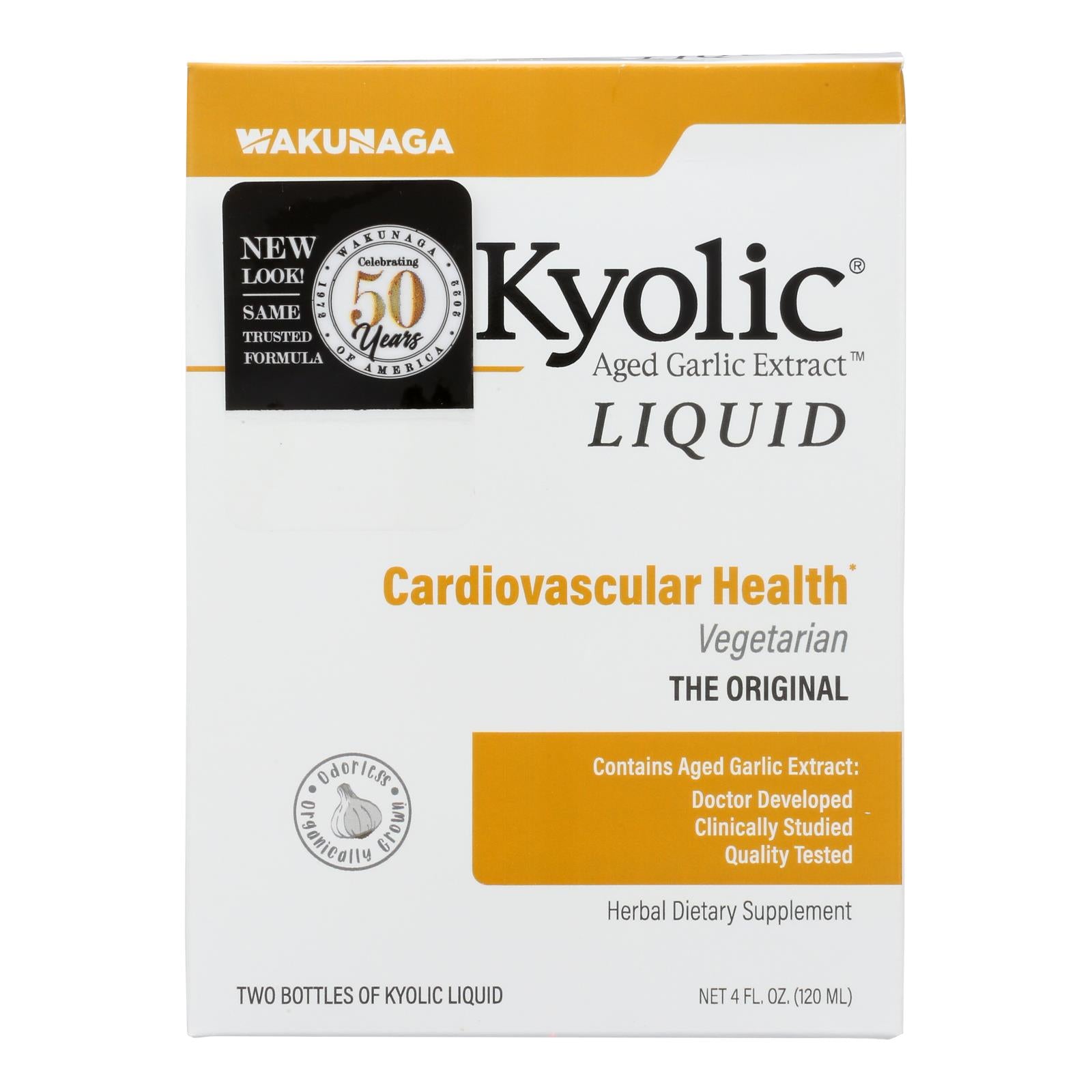 Kyolic - Aged Garlic Extract Cardiovascular Liquid - 4 fl oz