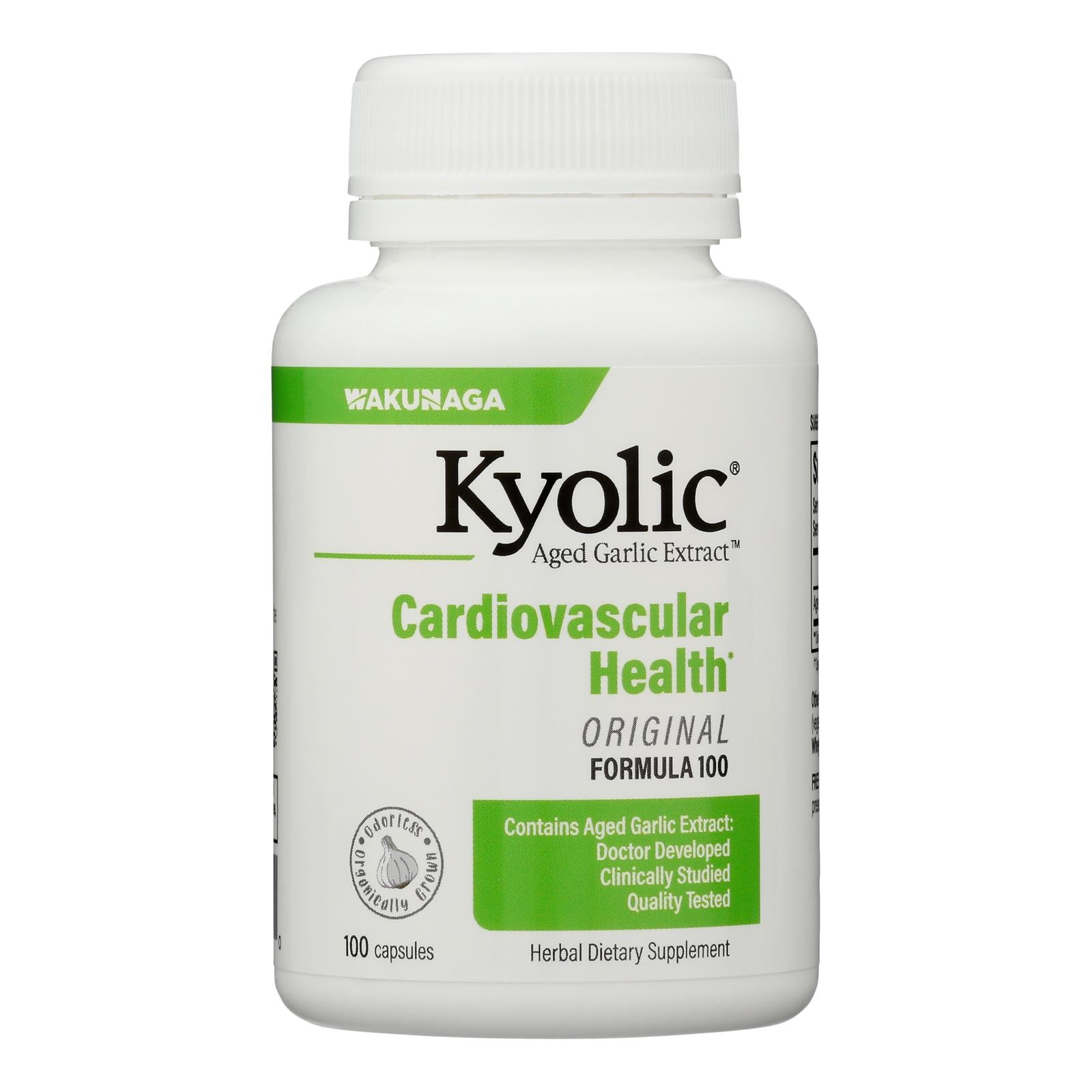 Kyolic - Aged Garlic Extract Hi-po Cardiovascular Original Formula 100 - 100 Capsules